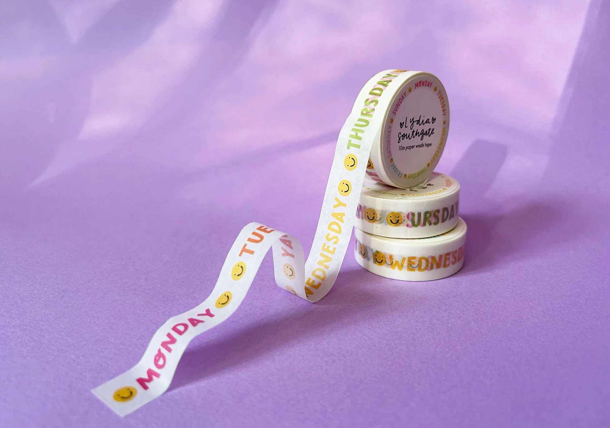 Days of the Week Washi Tape