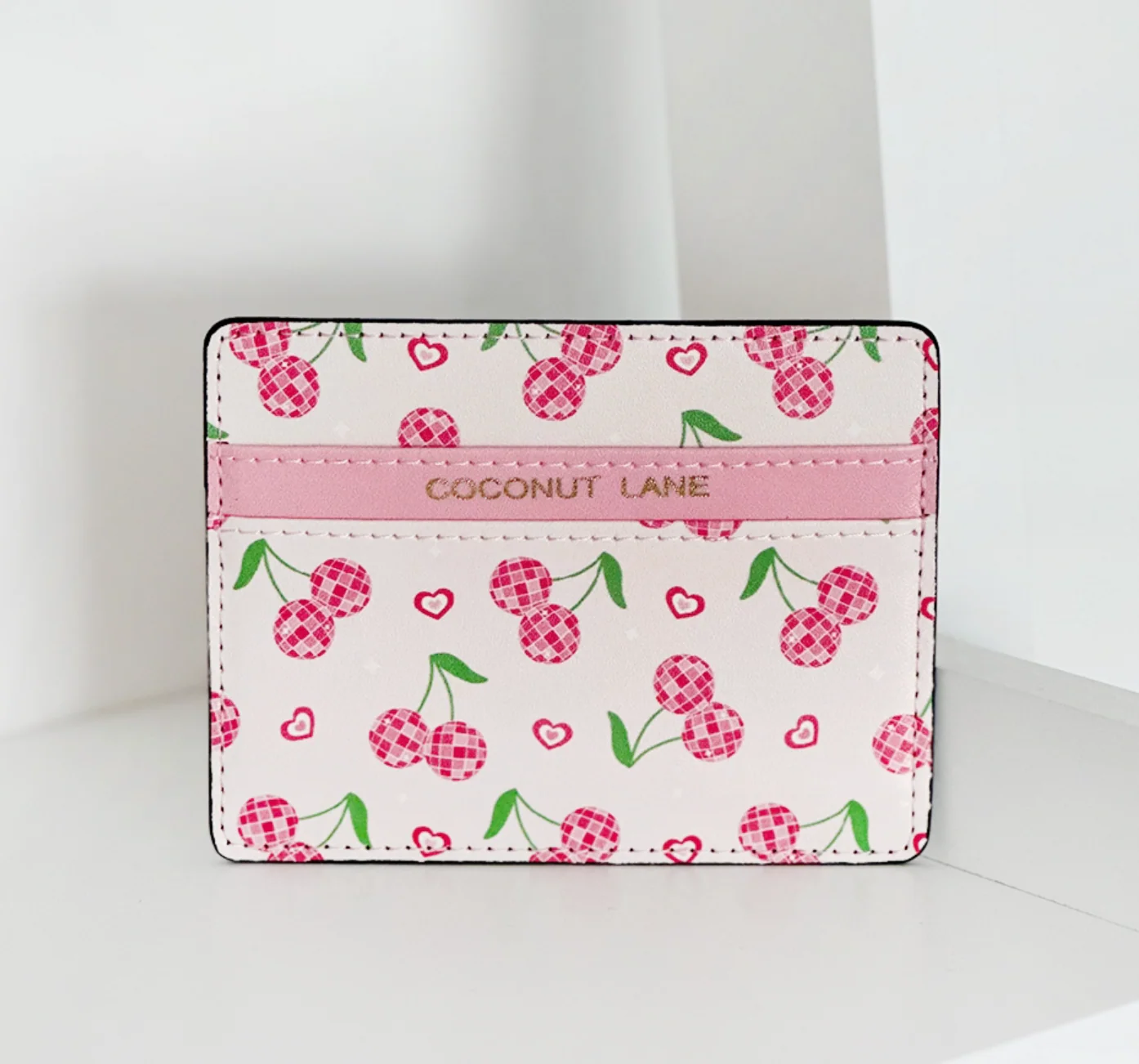 Disco Cherries Card Holder
