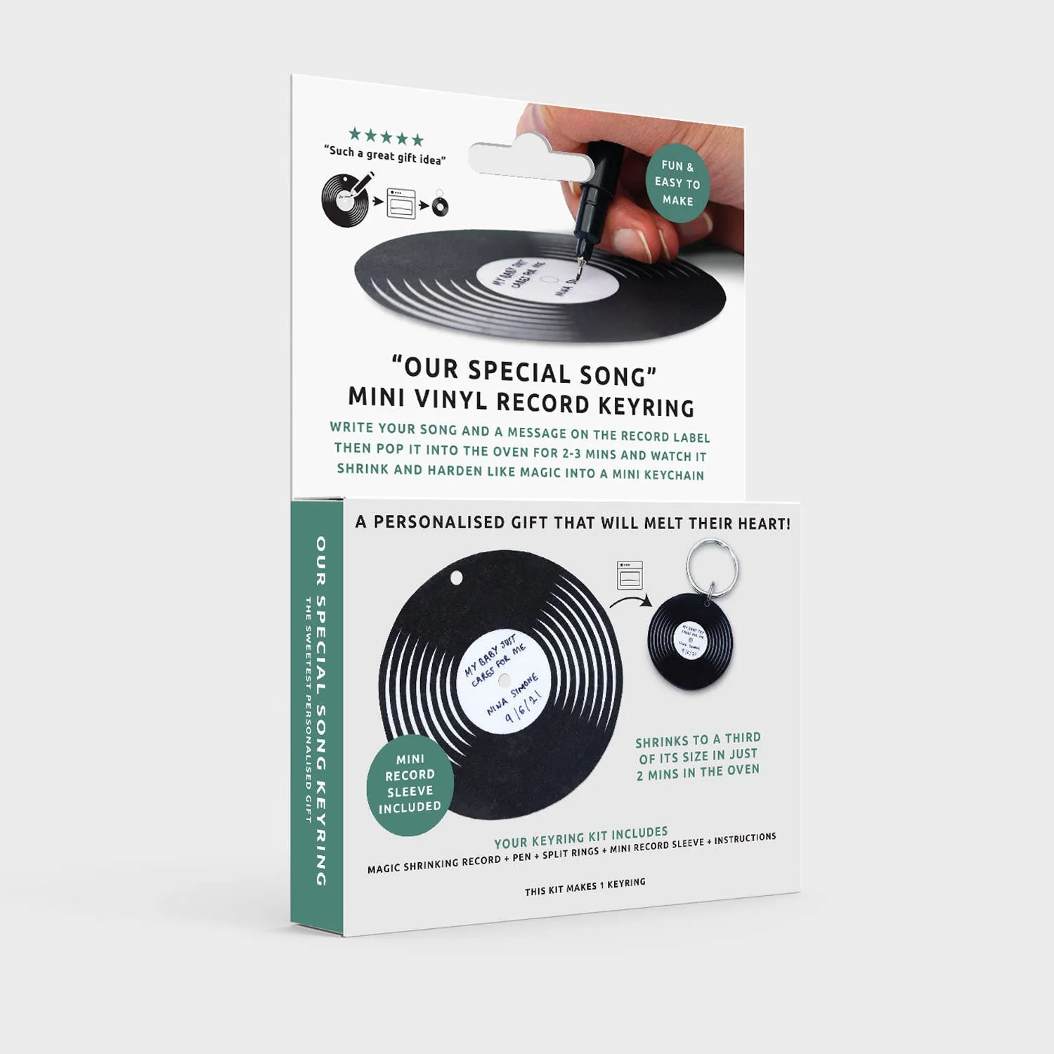 Our Song Shrink Keyring Kit | Craft Kits | DIY Kits