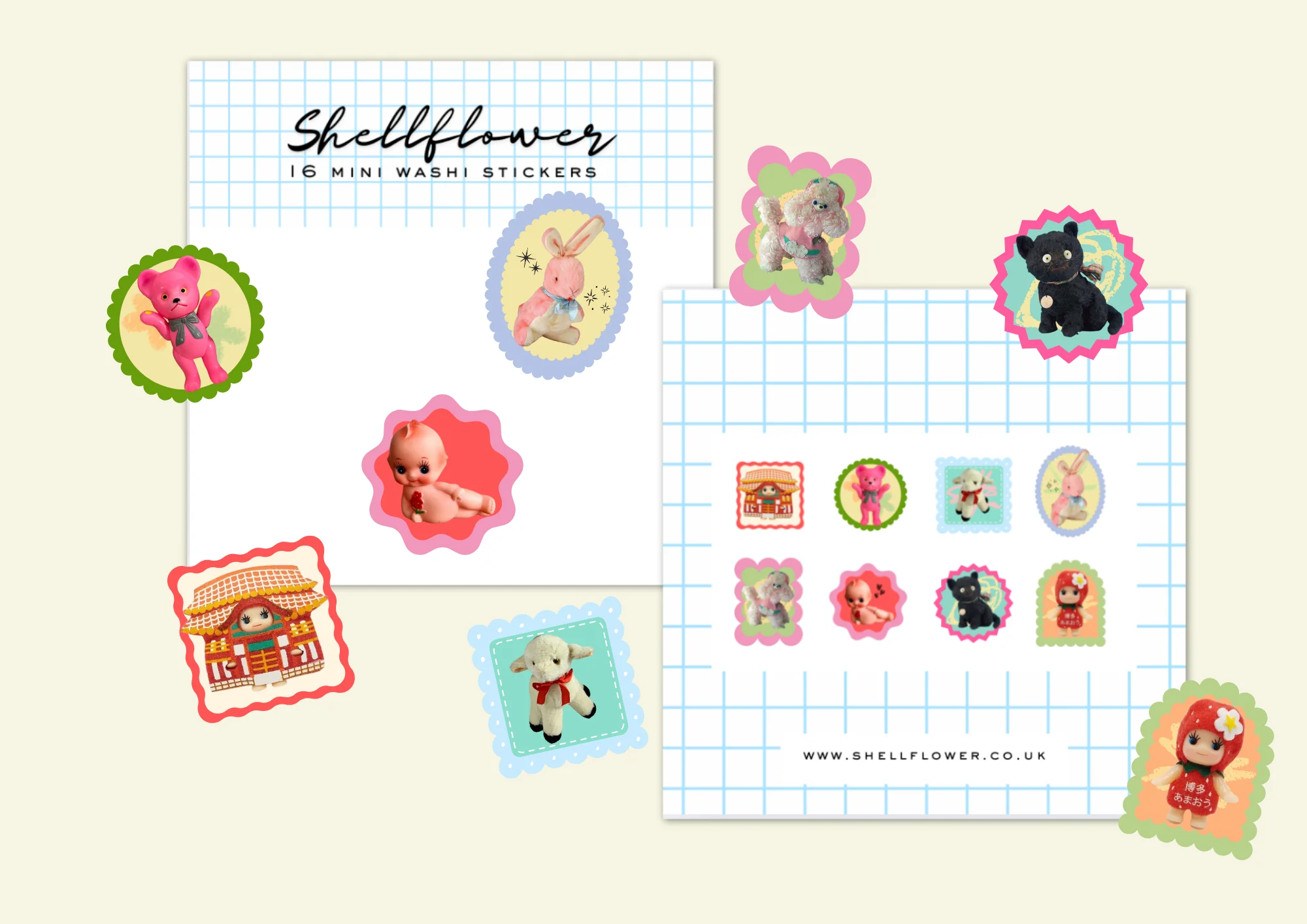 Toys Washi Flake Stickers
