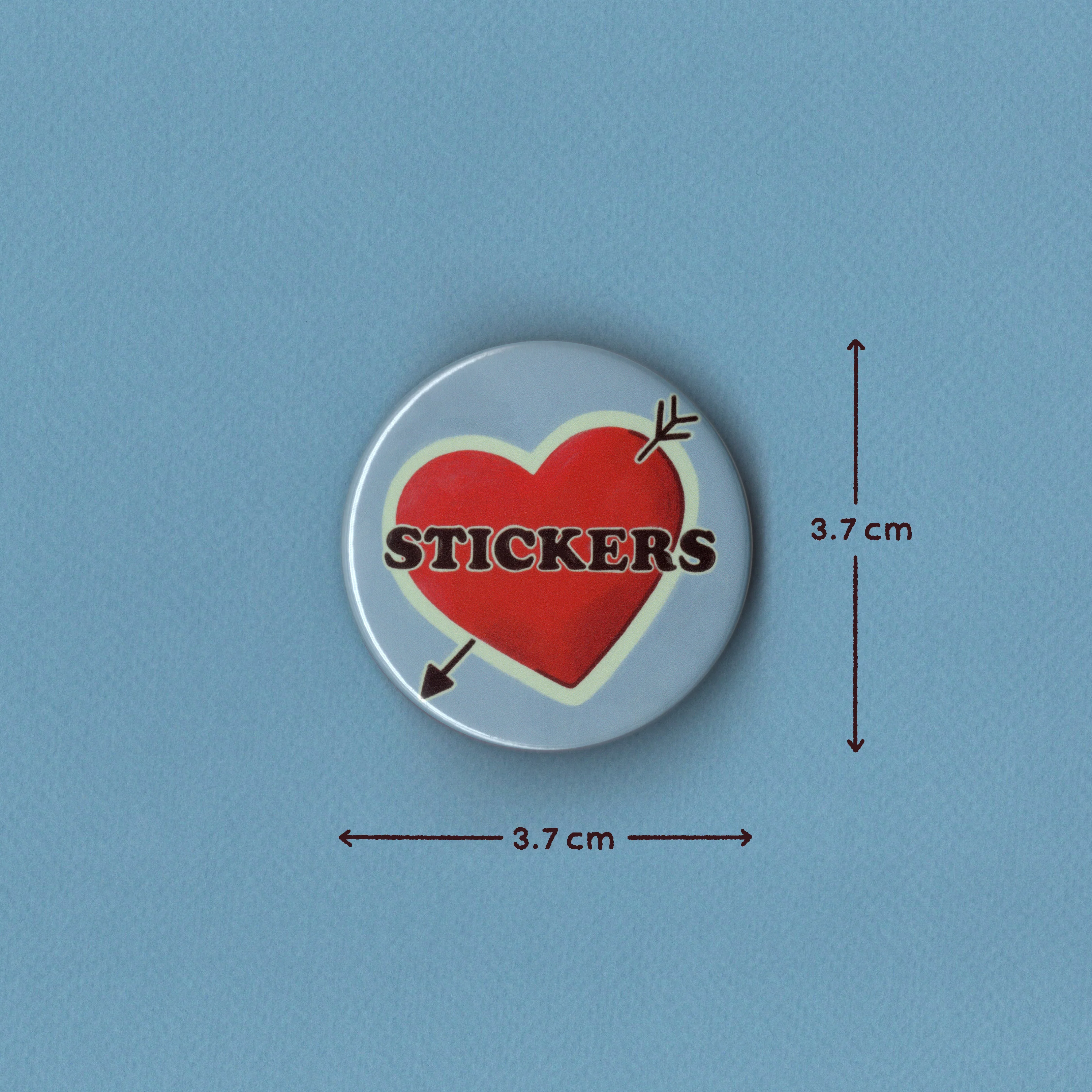 <3 Stickers Badge - Image 2