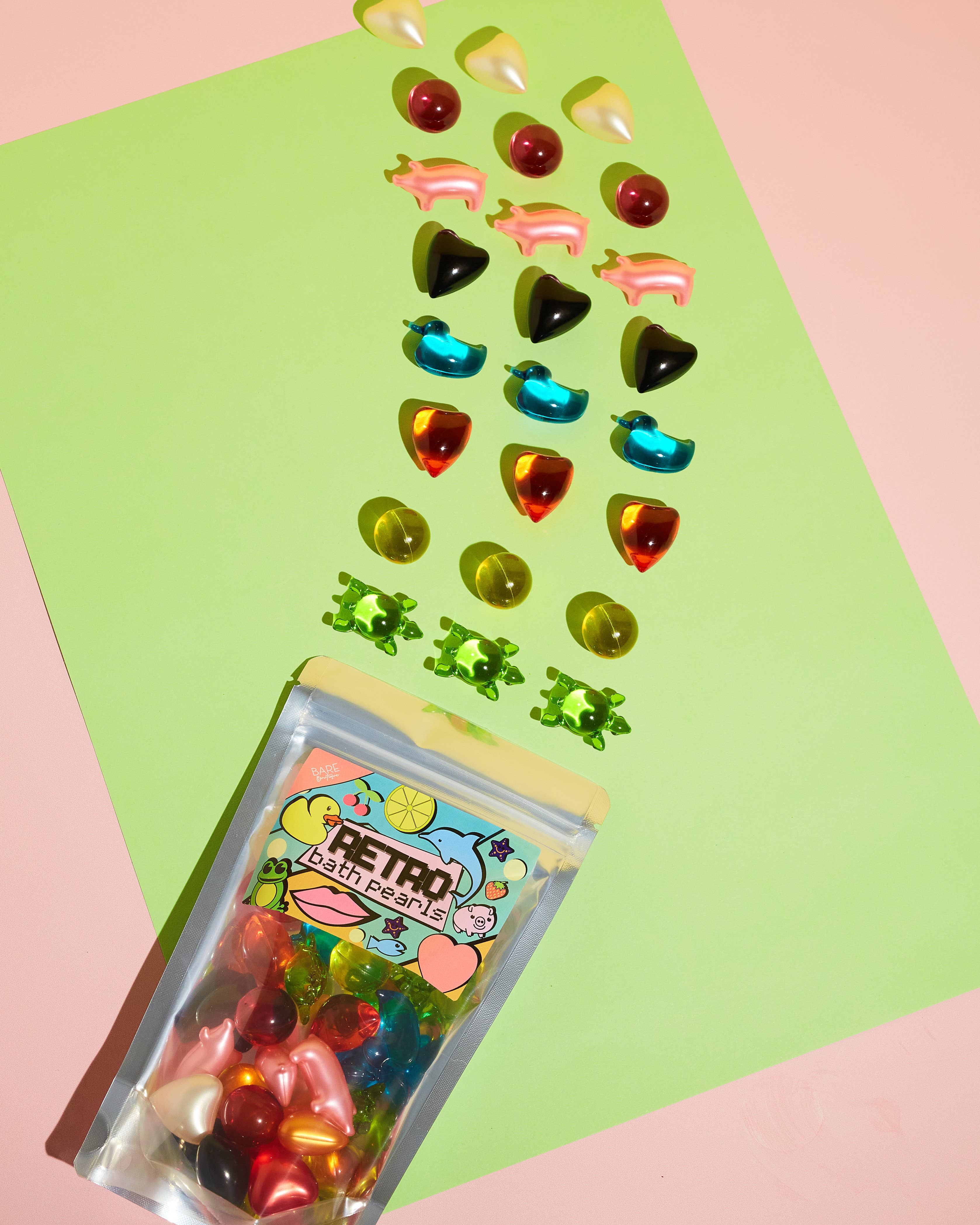 30 Pack Retro 90's Randoms Bath Pearls - Jumbo Mixed Bag - Image 3