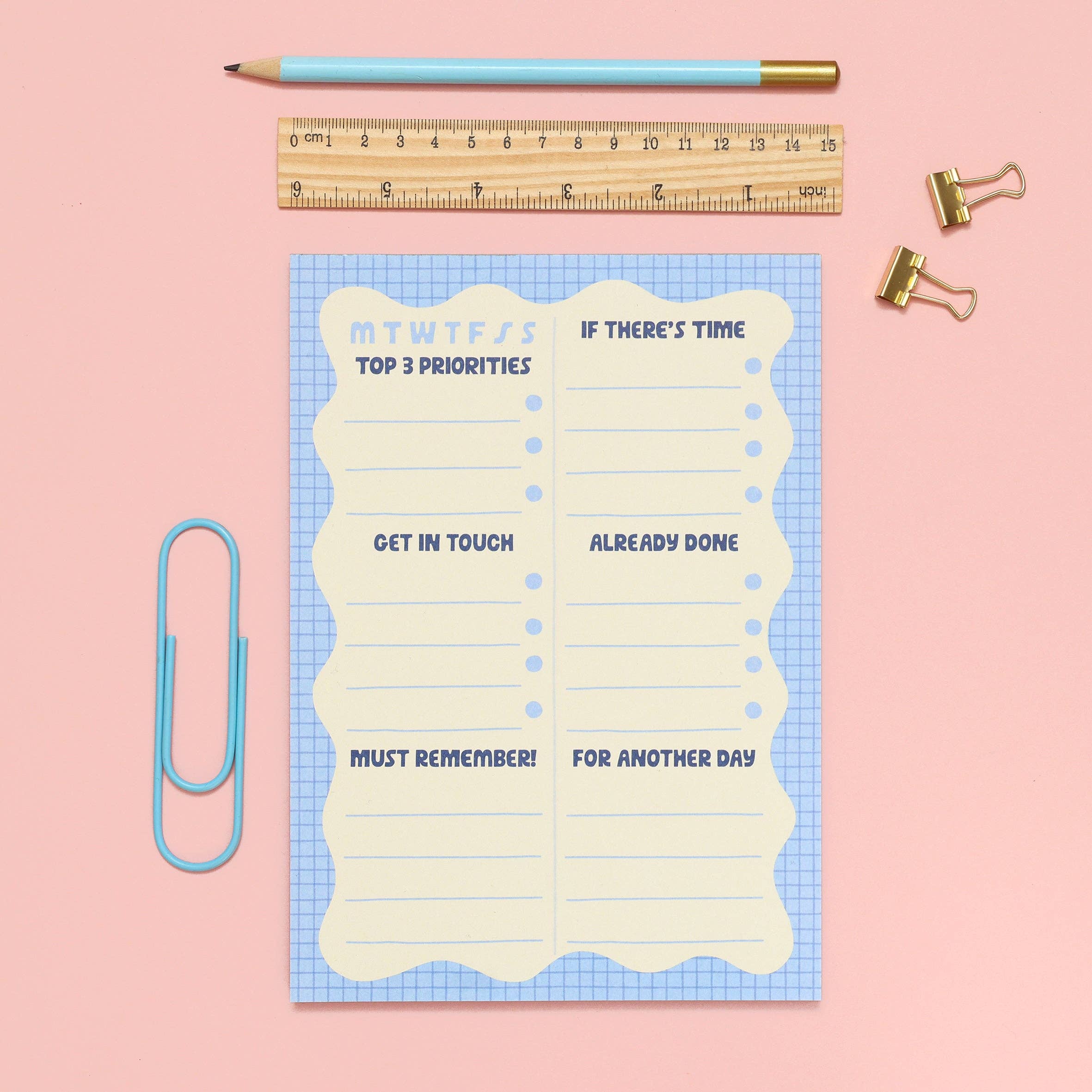 A5 Notepad - Wiggle Day Planner - Image 4