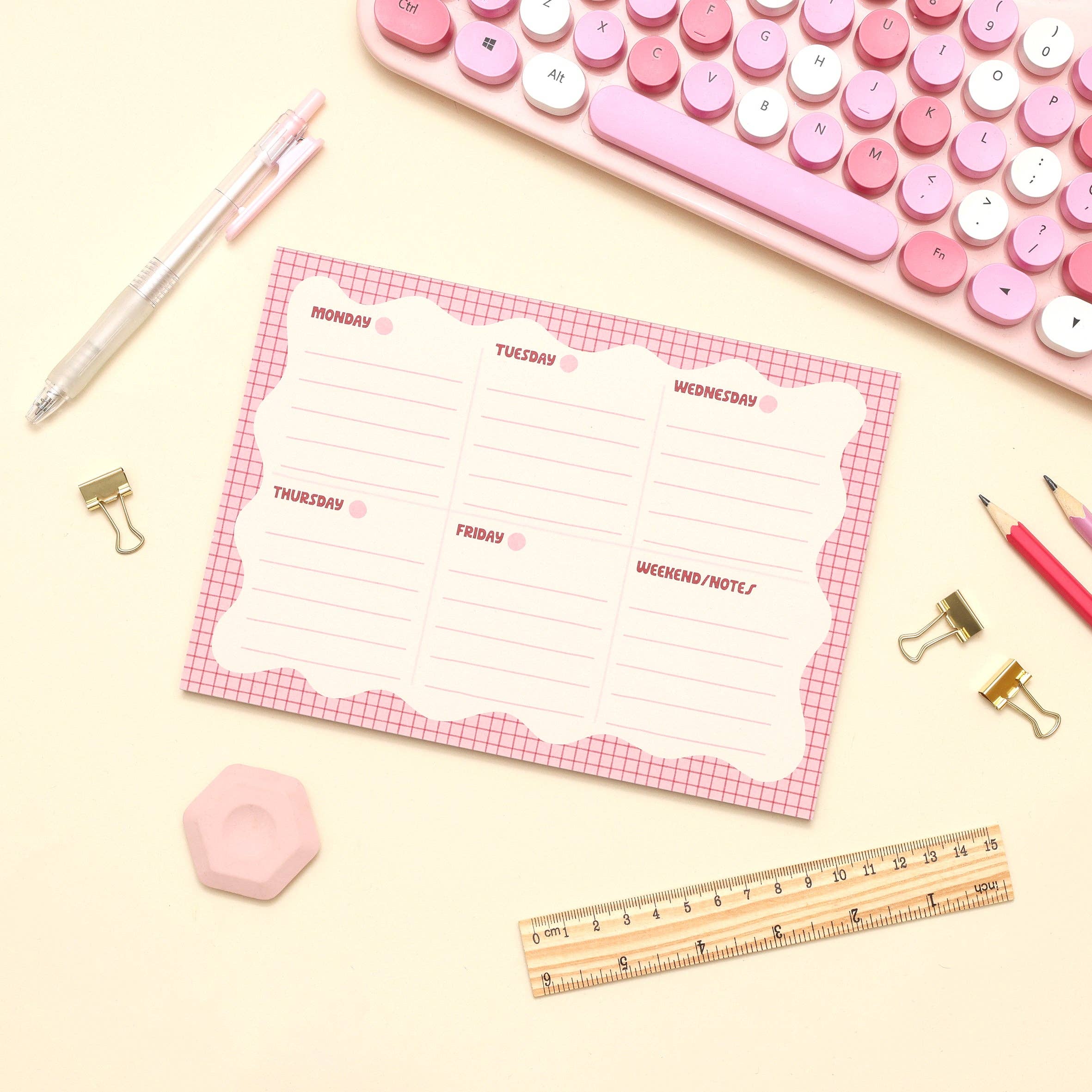 A5 Notepad - Wiggle Weekly Planner - Image 5