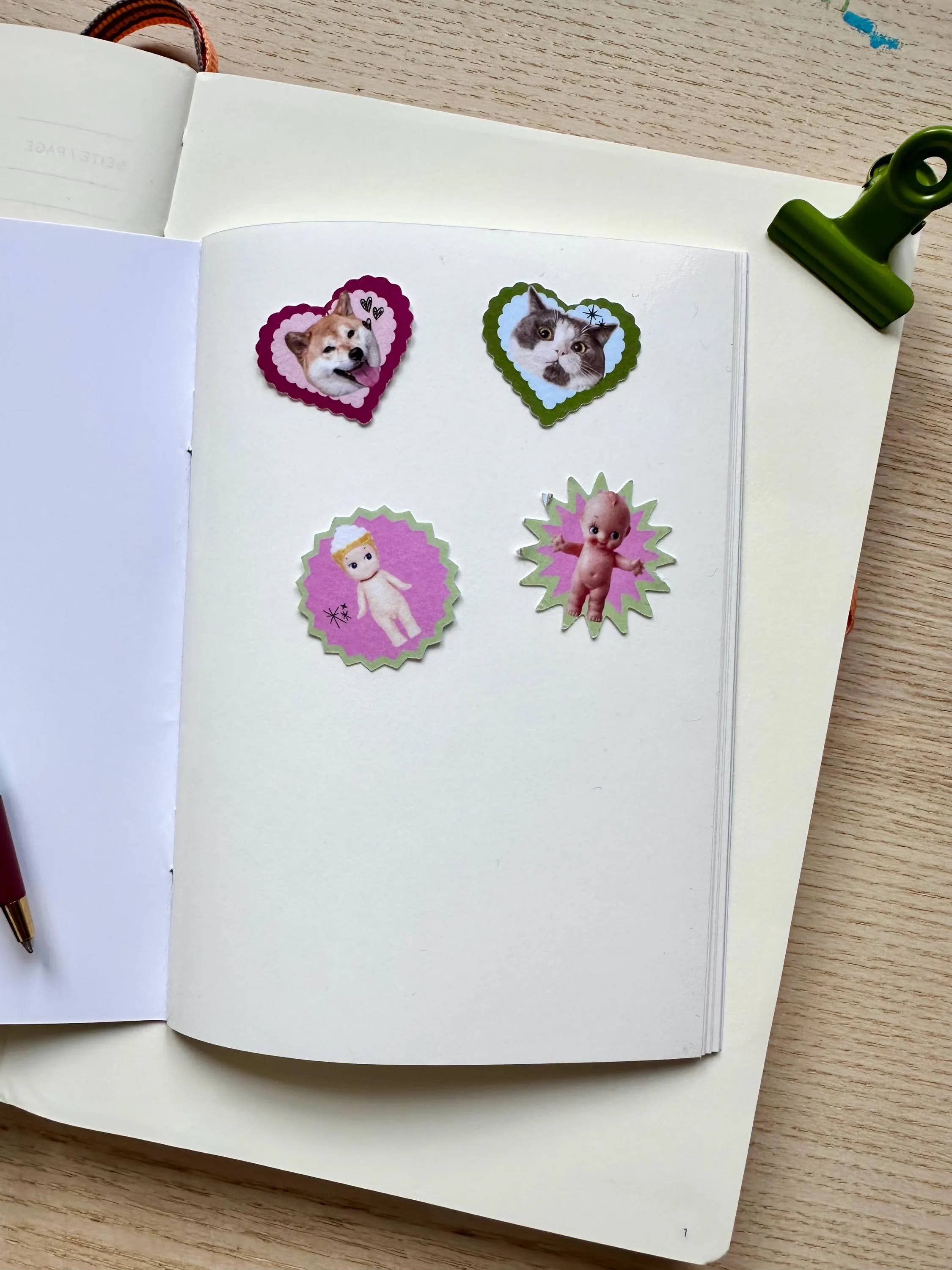 A6 Gingham Sticker Keeper Book - Image 2