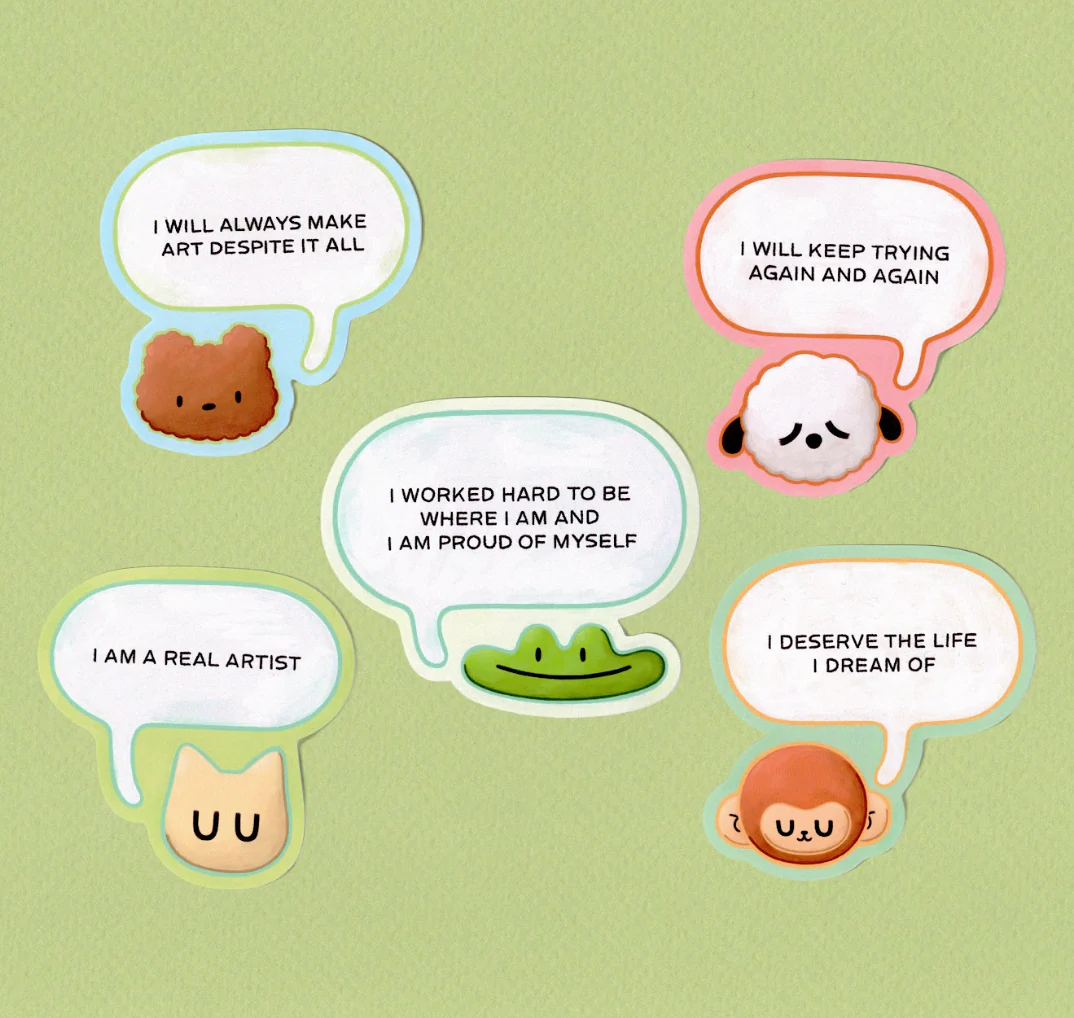 Artist Affirmation Sticker Pack - Image 3