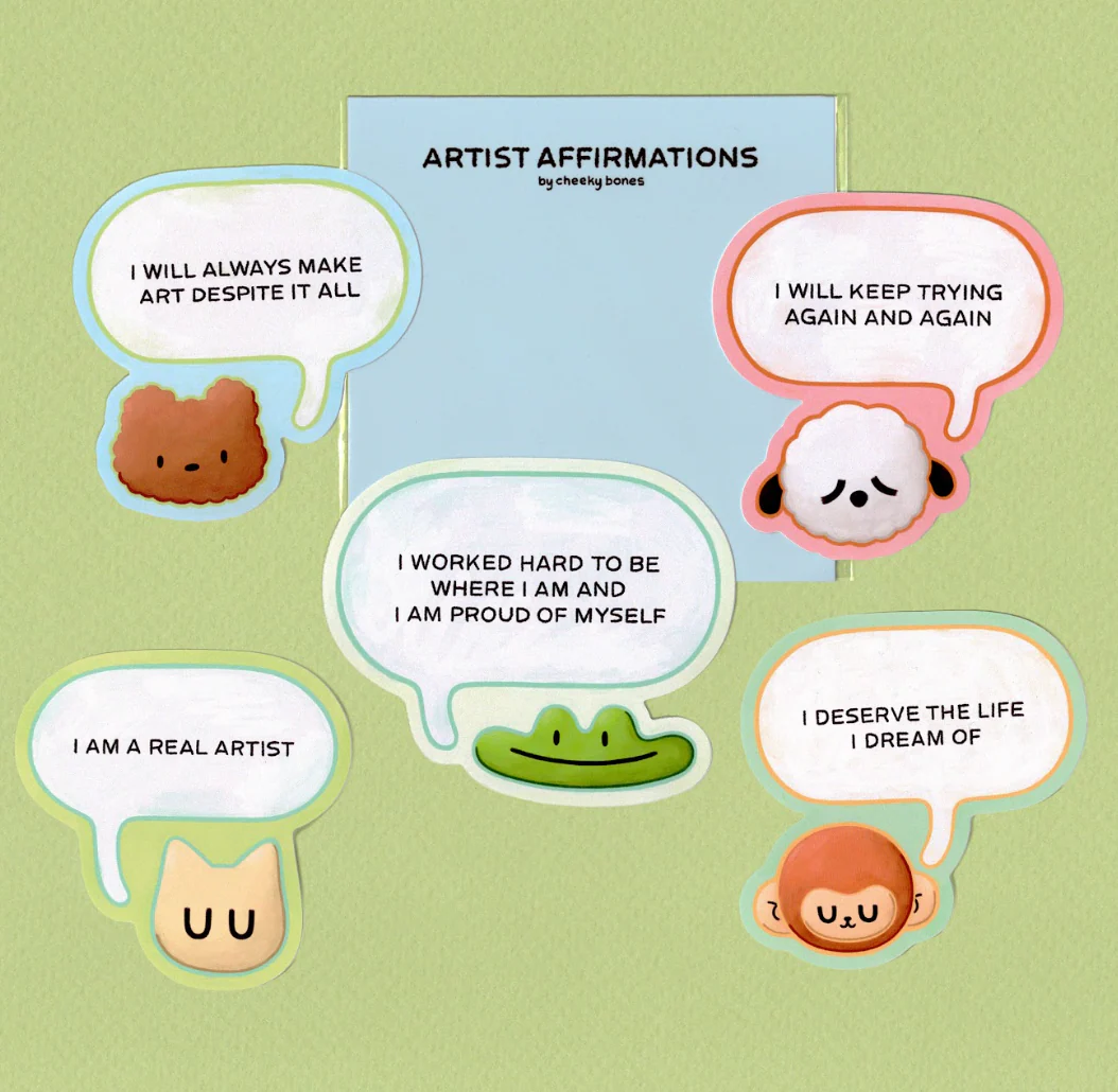 Artist Affirmation Sticker Pack - Image 4