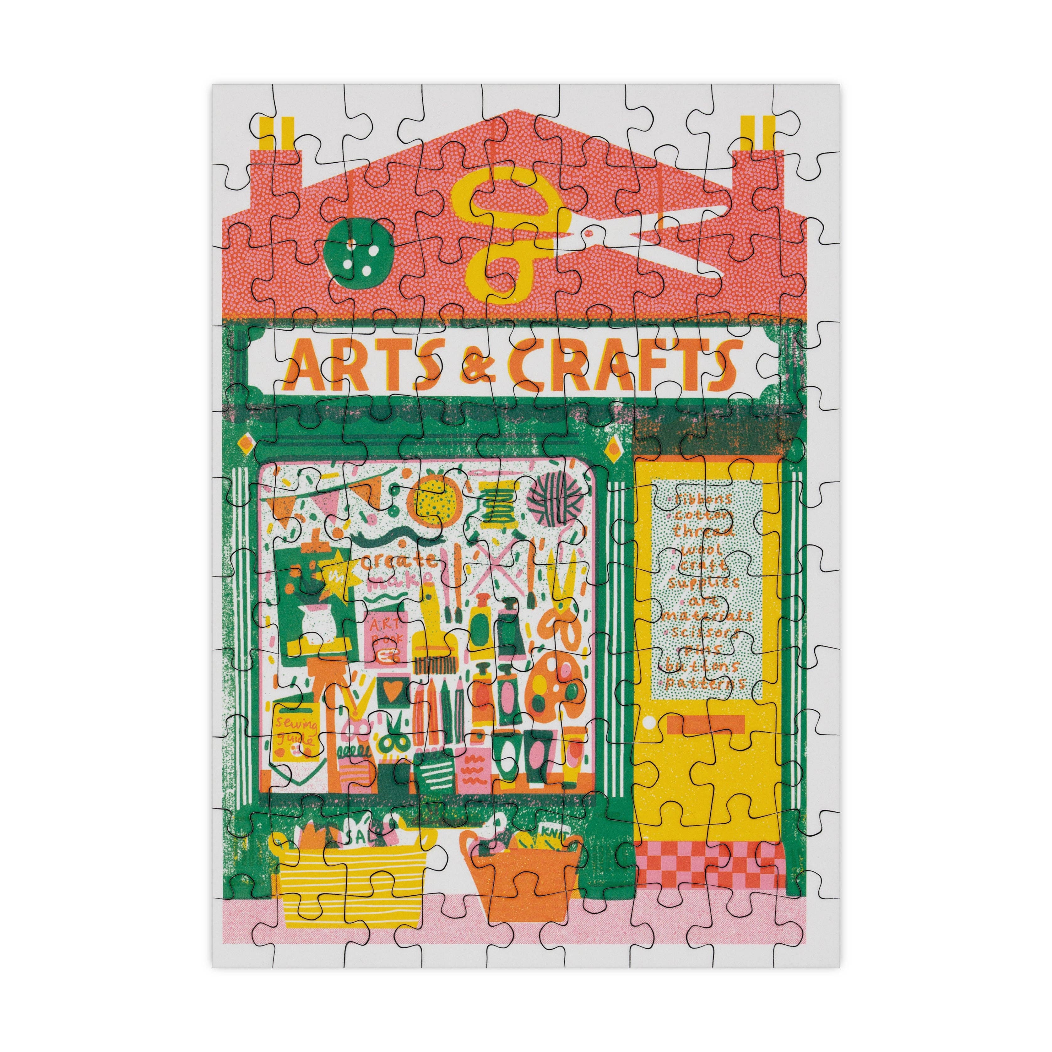 Arts & Craft Shop - 99 Piece Mini Jigsaw Puzzle - Image 2