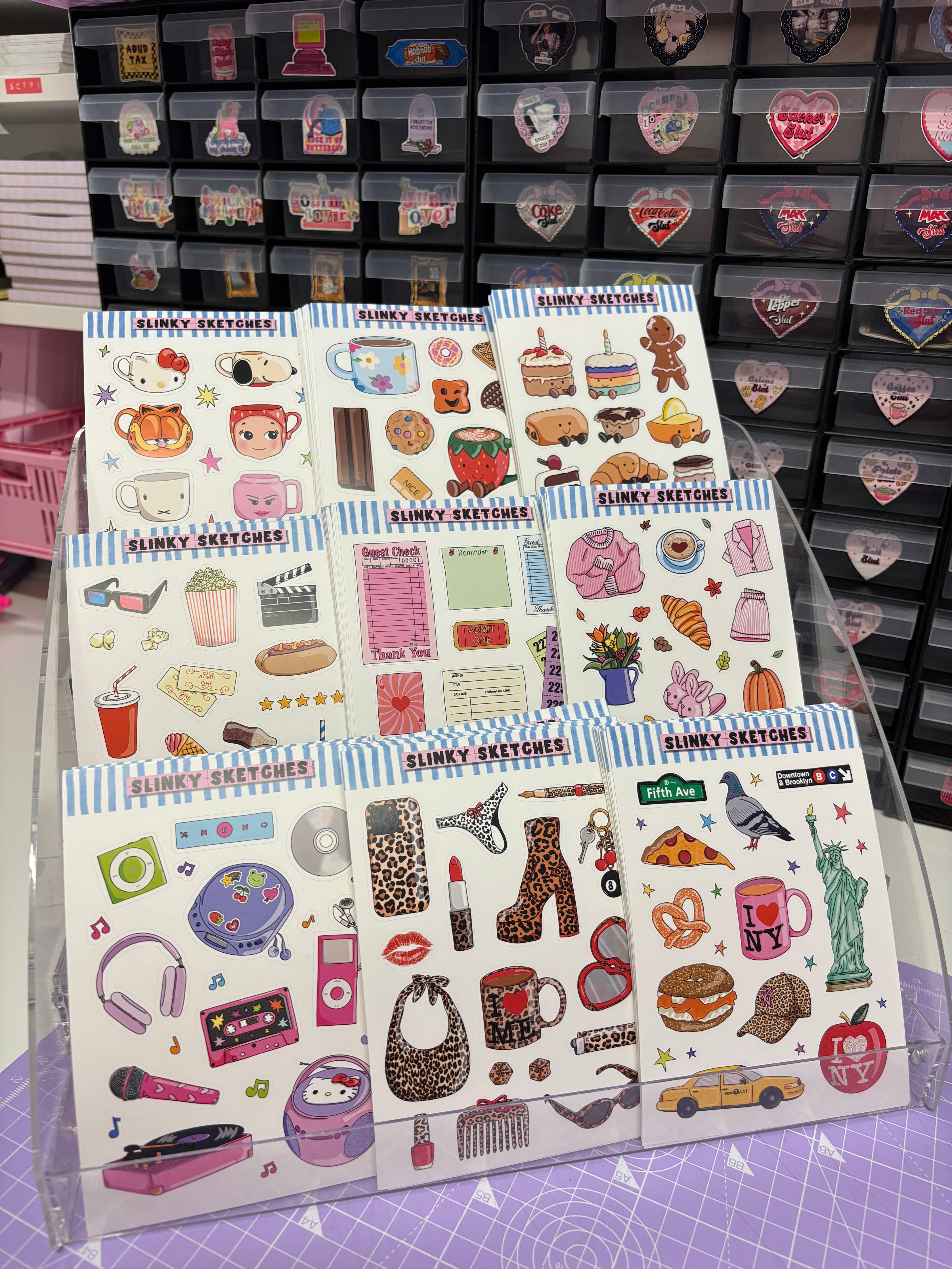 Bedtime A6 Matte Sticker Sheet - Image 2