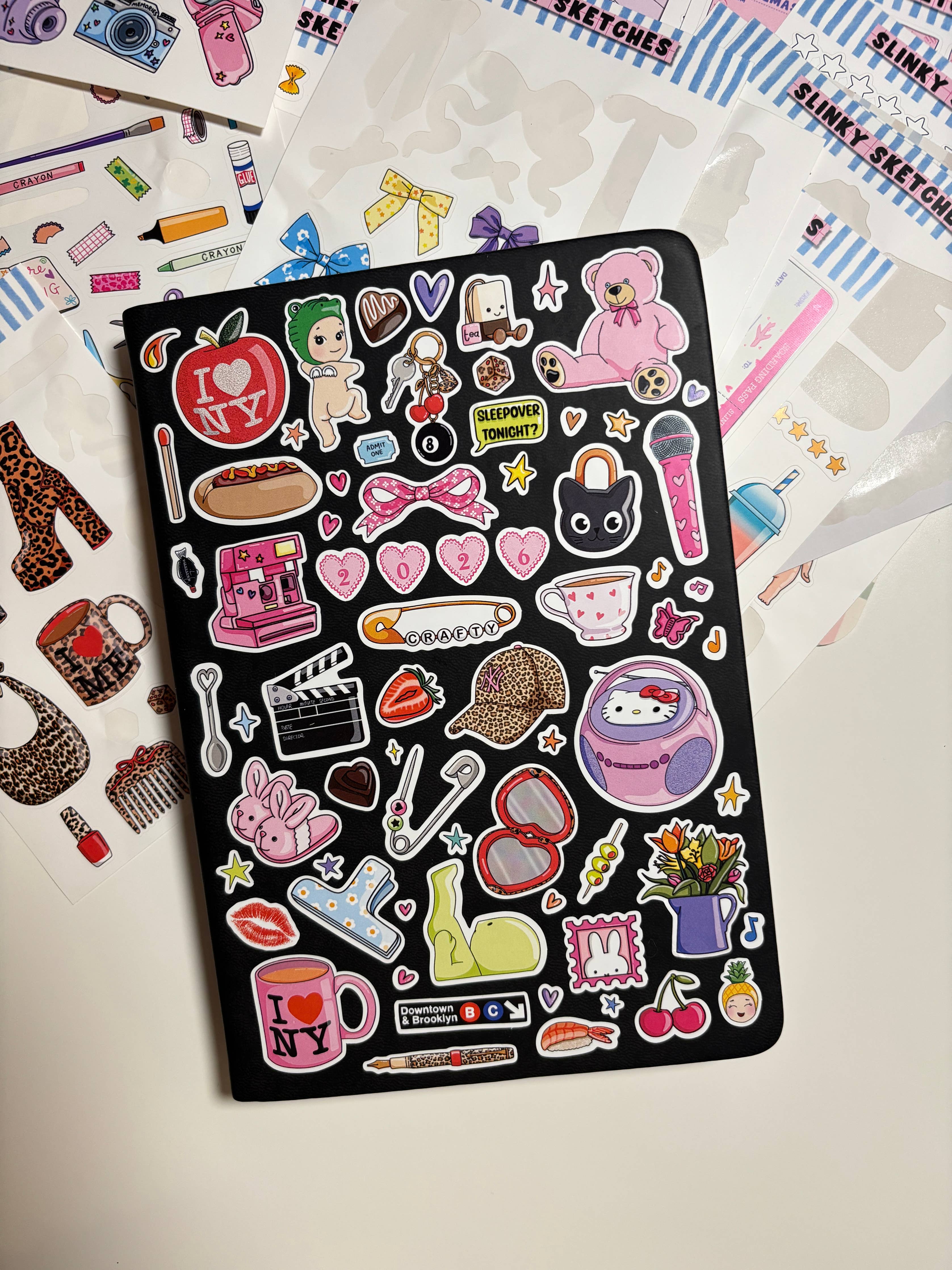 Bedtime A6 Matte Sticker Sheet - Image 3