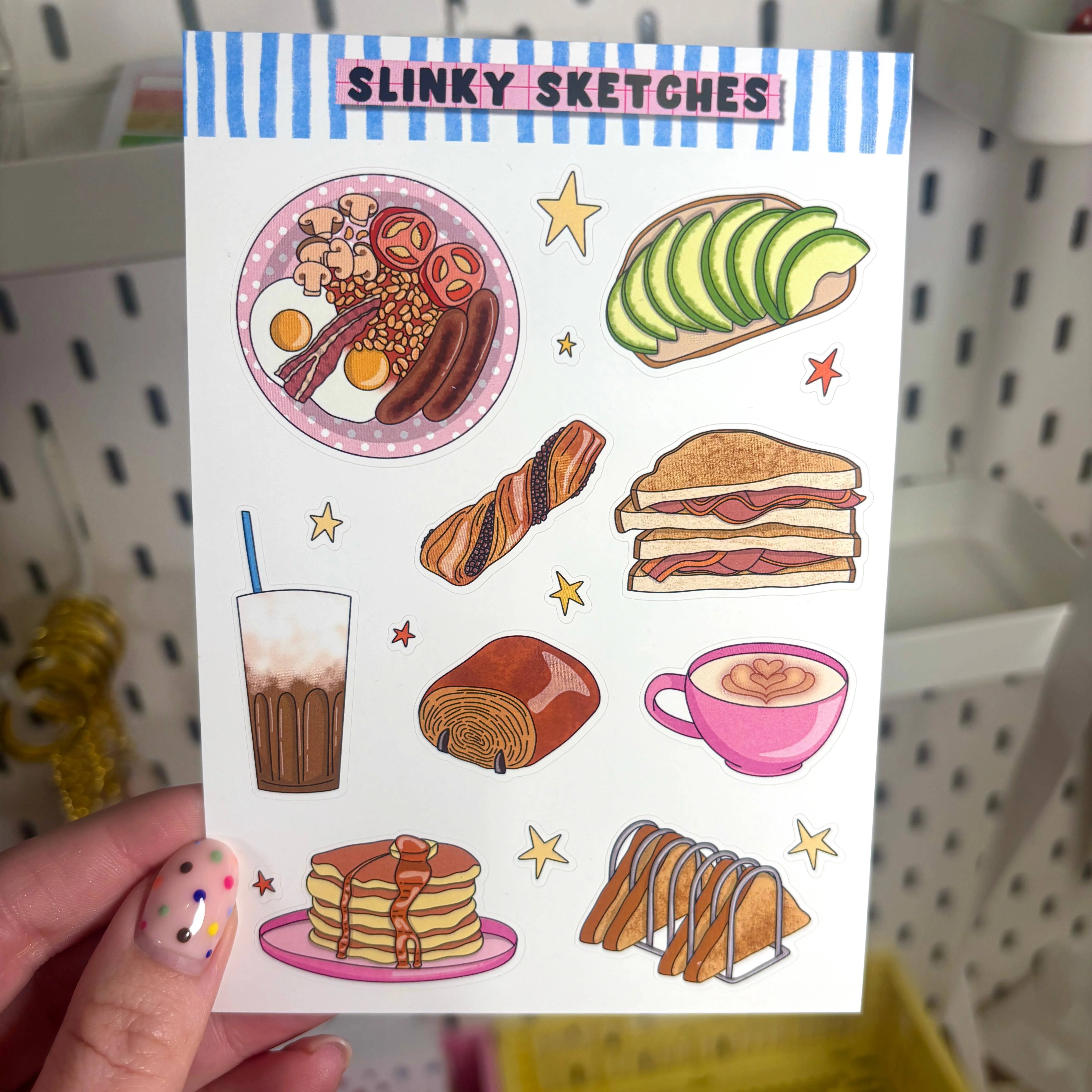 Brunch A6 Matte Sticker Sheet