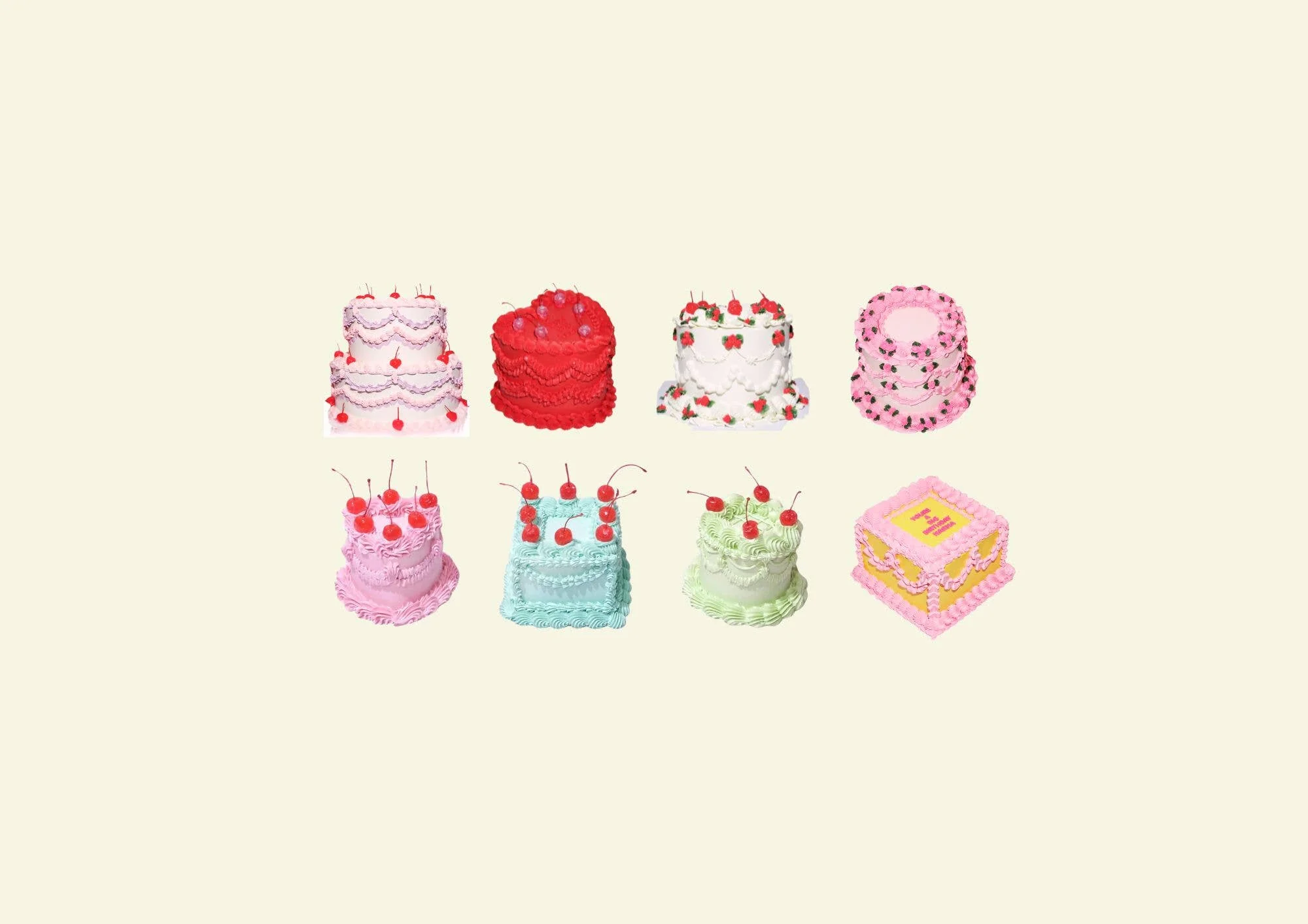 Cakes Washi Flake Stickers - Image 2