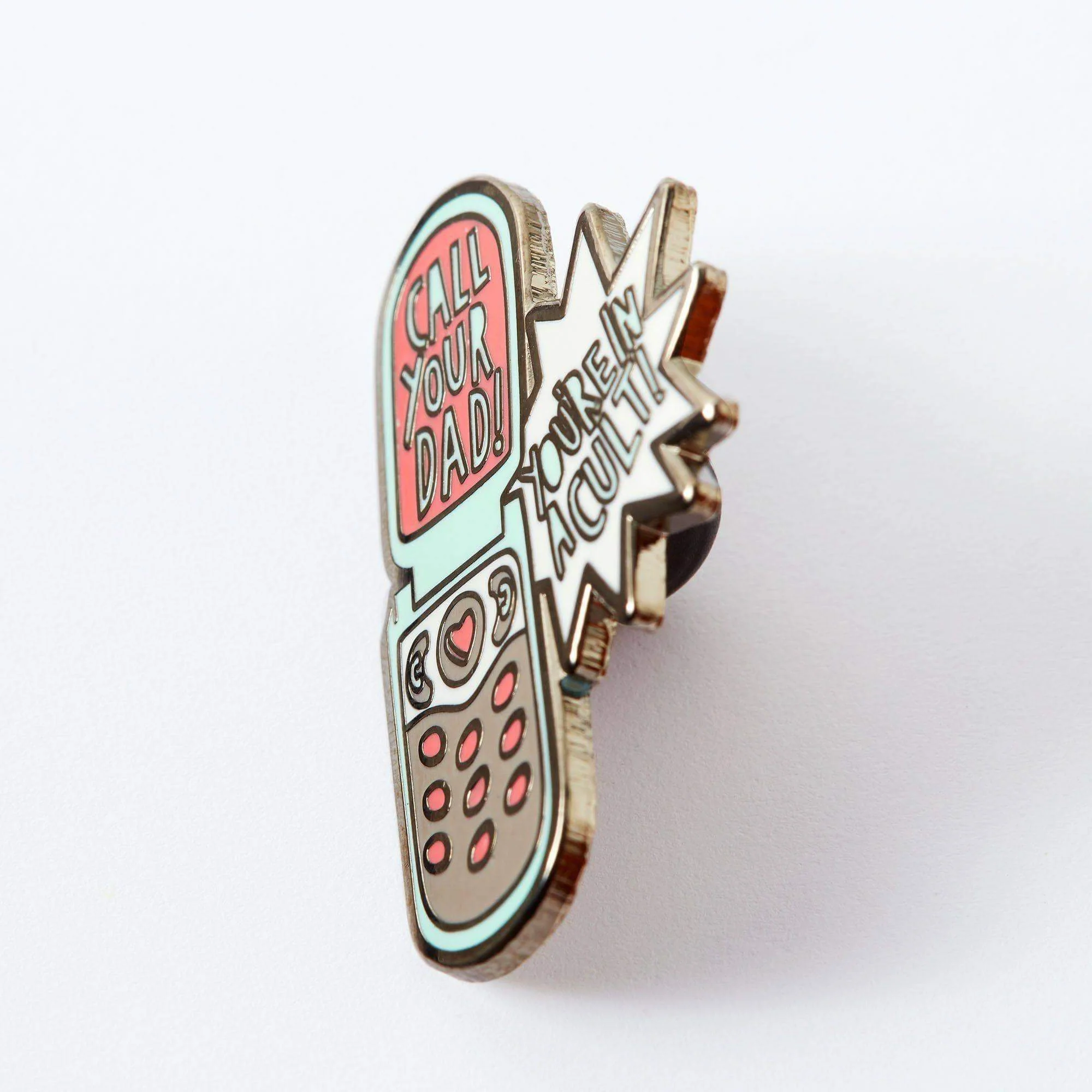 Call Your Dad, You're in a Cult Enamel Pin - Image 2