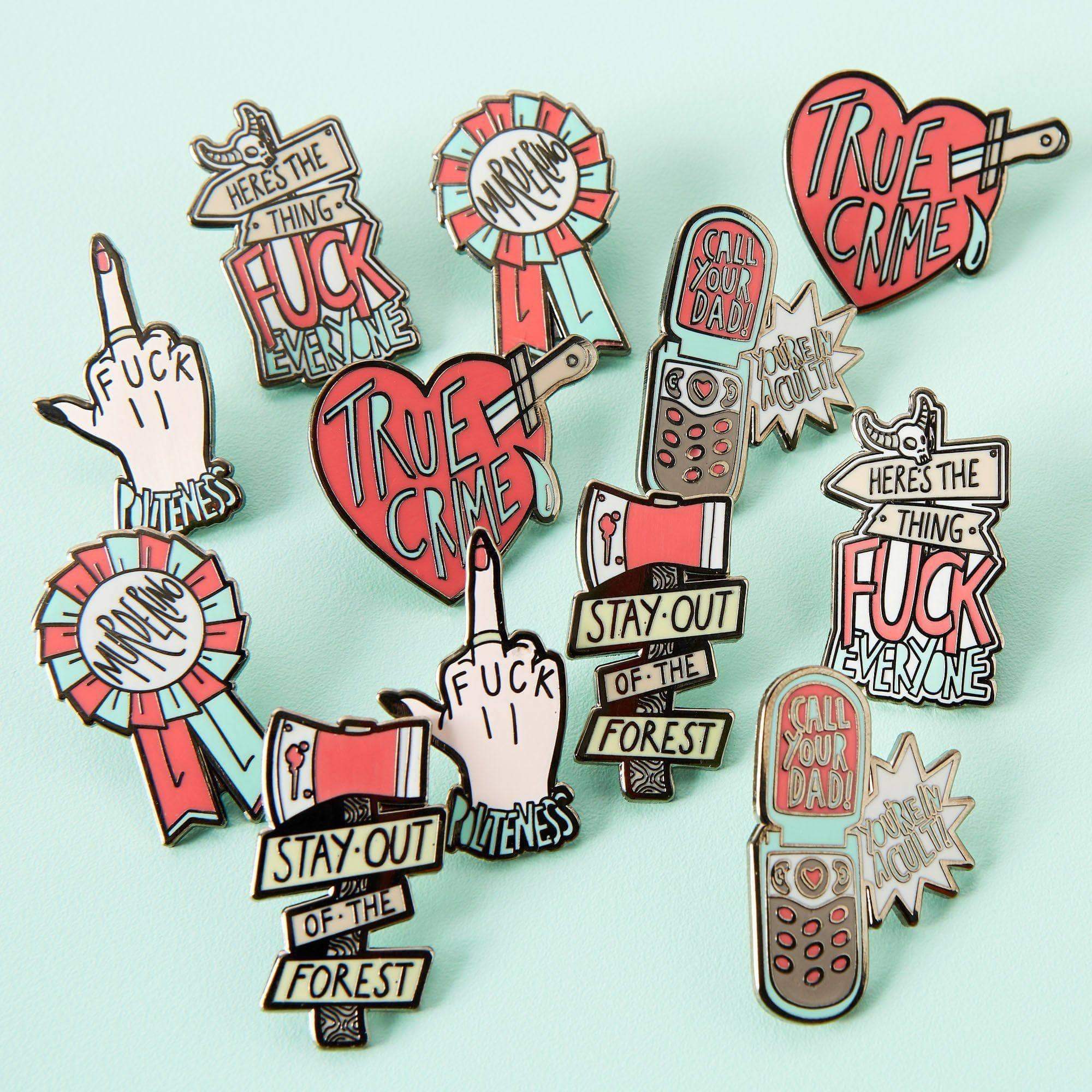 Call Your Dad, You're in a Cult Enamel Pin - Image 4