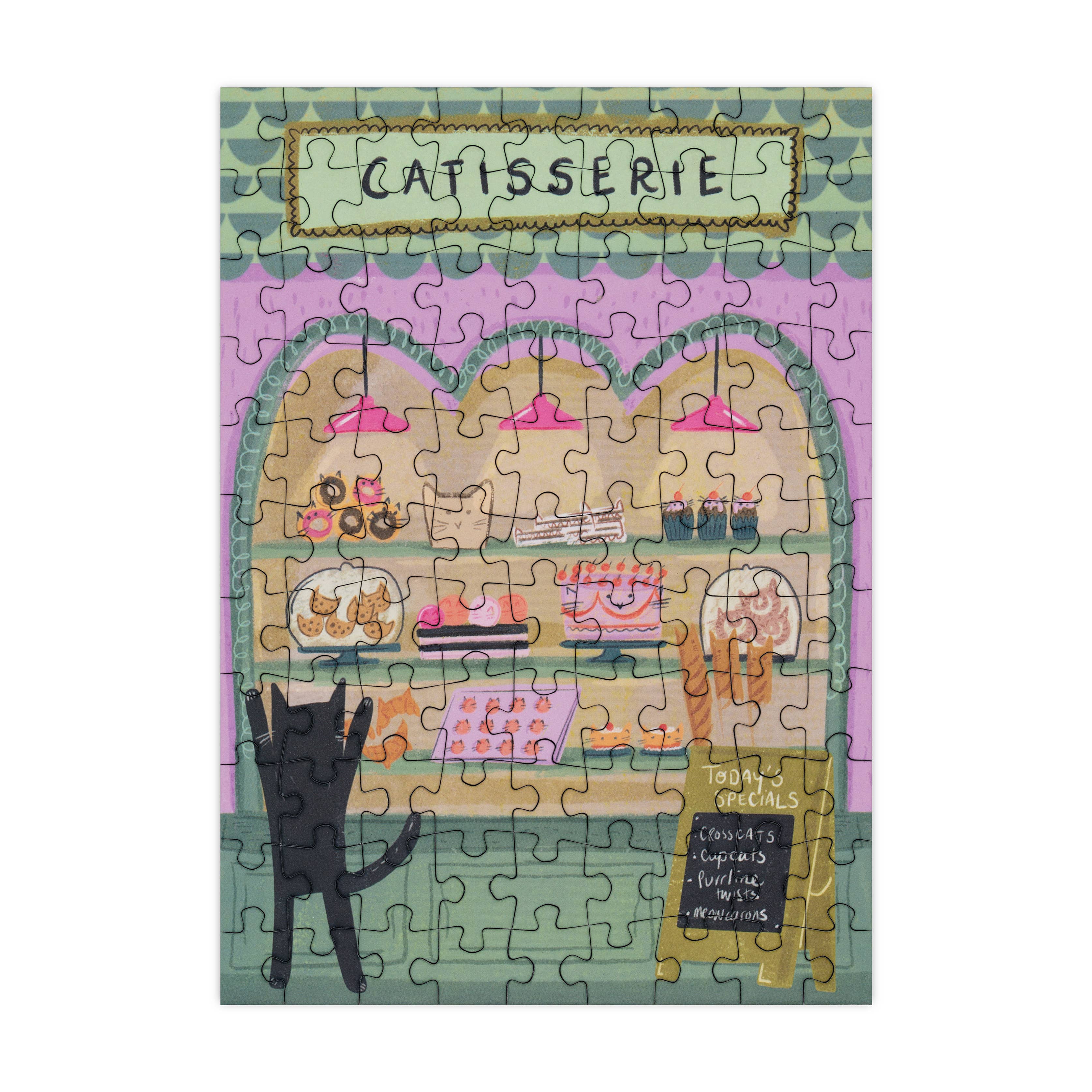 Catisserie - 99 Piece Mini Jigsaw Puzzle - Image 2