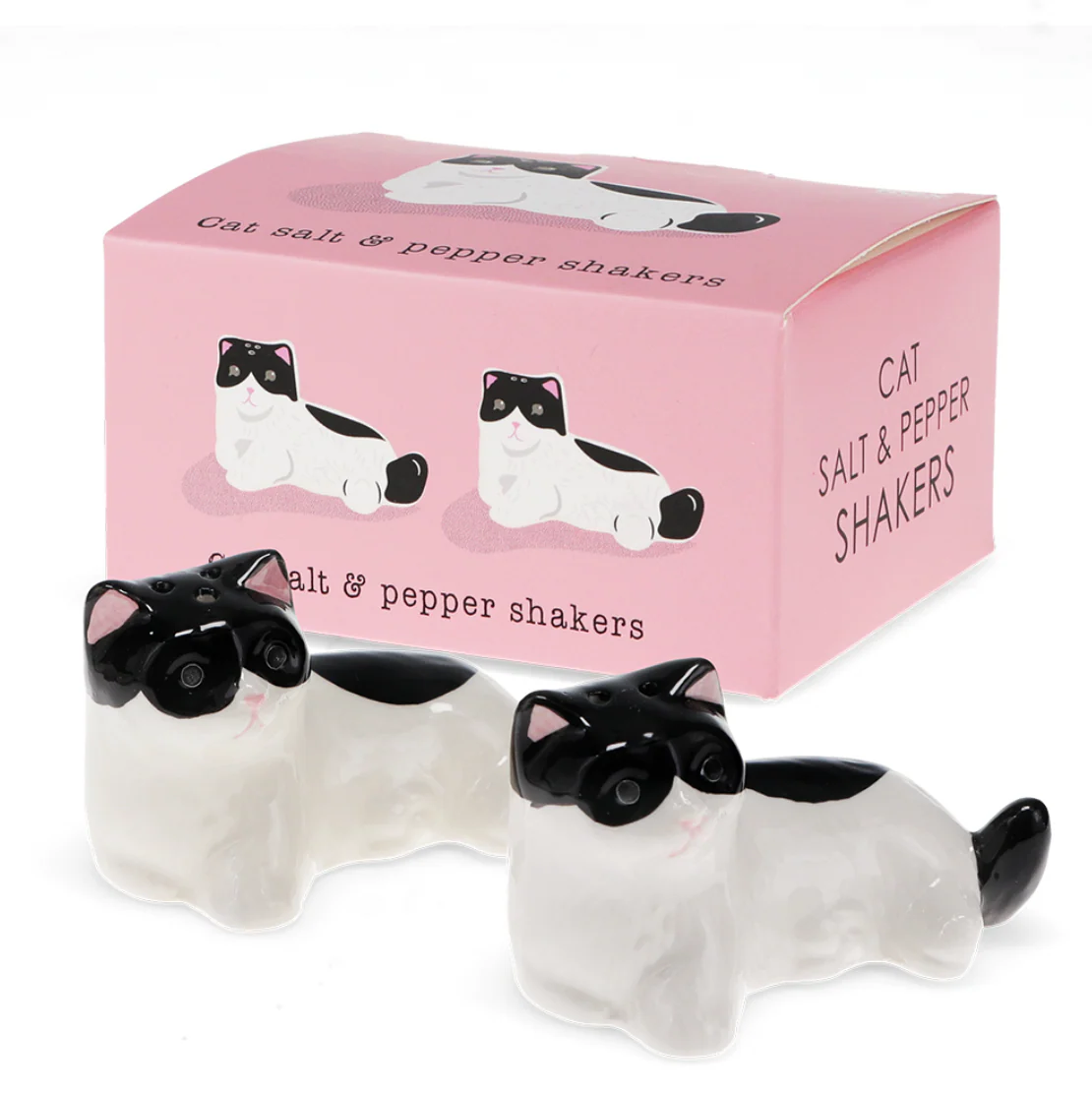 Ceramic cats salt and pepper shakers