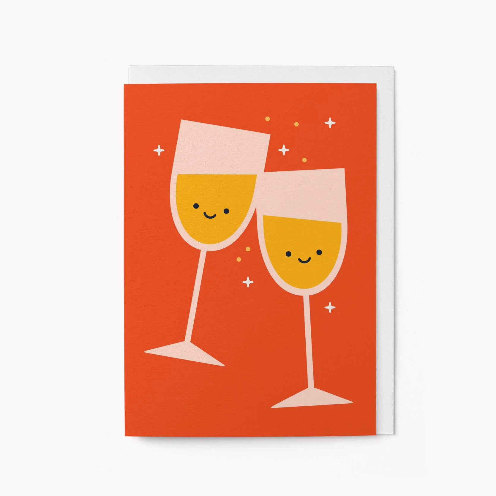 Cheers & Smiles - Greeting Card