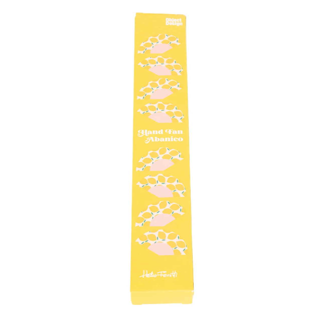 Citrus Yellow Hand Fan - Image 5