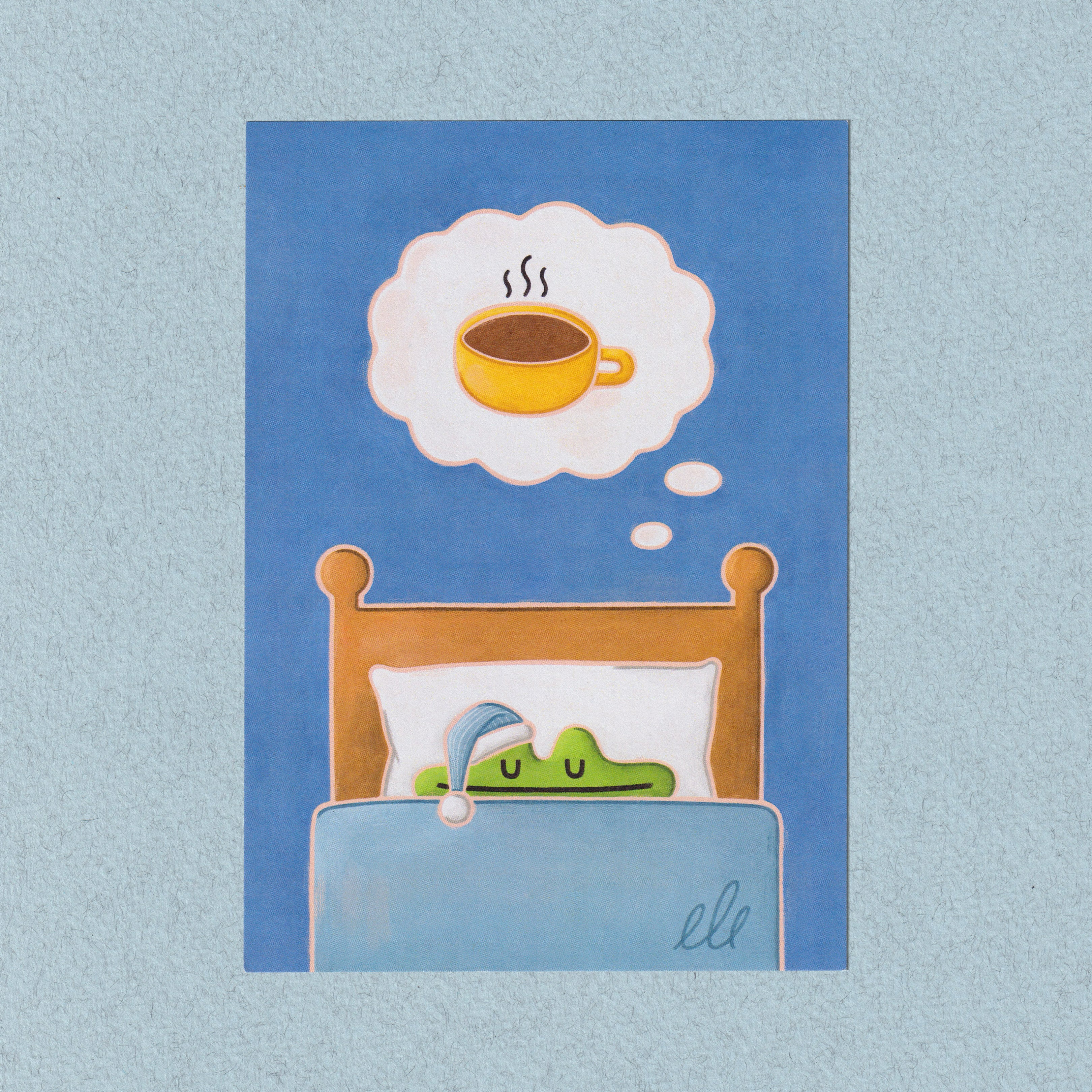 Coffee Dreaming Postcard
