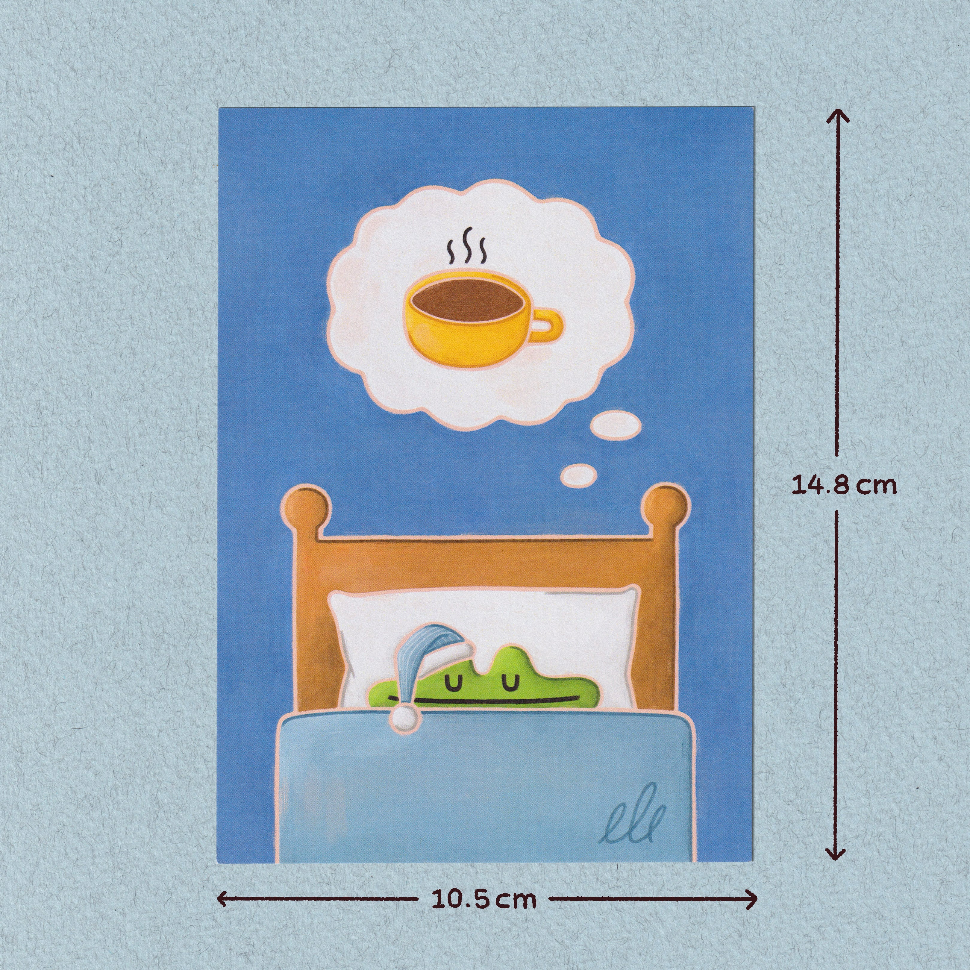 Coffee Dreaming Postcard - Image 3