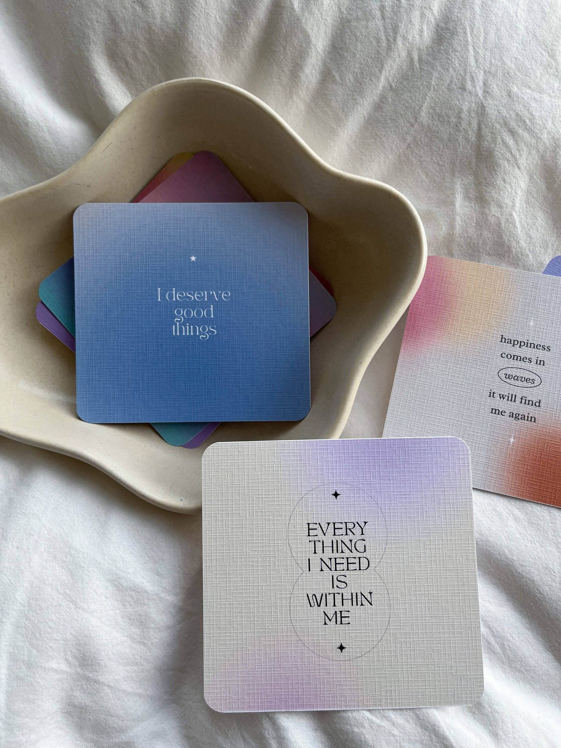 Colourful Positive Affirmation Cards | Wellbeing Affirmation Gift - Image 3