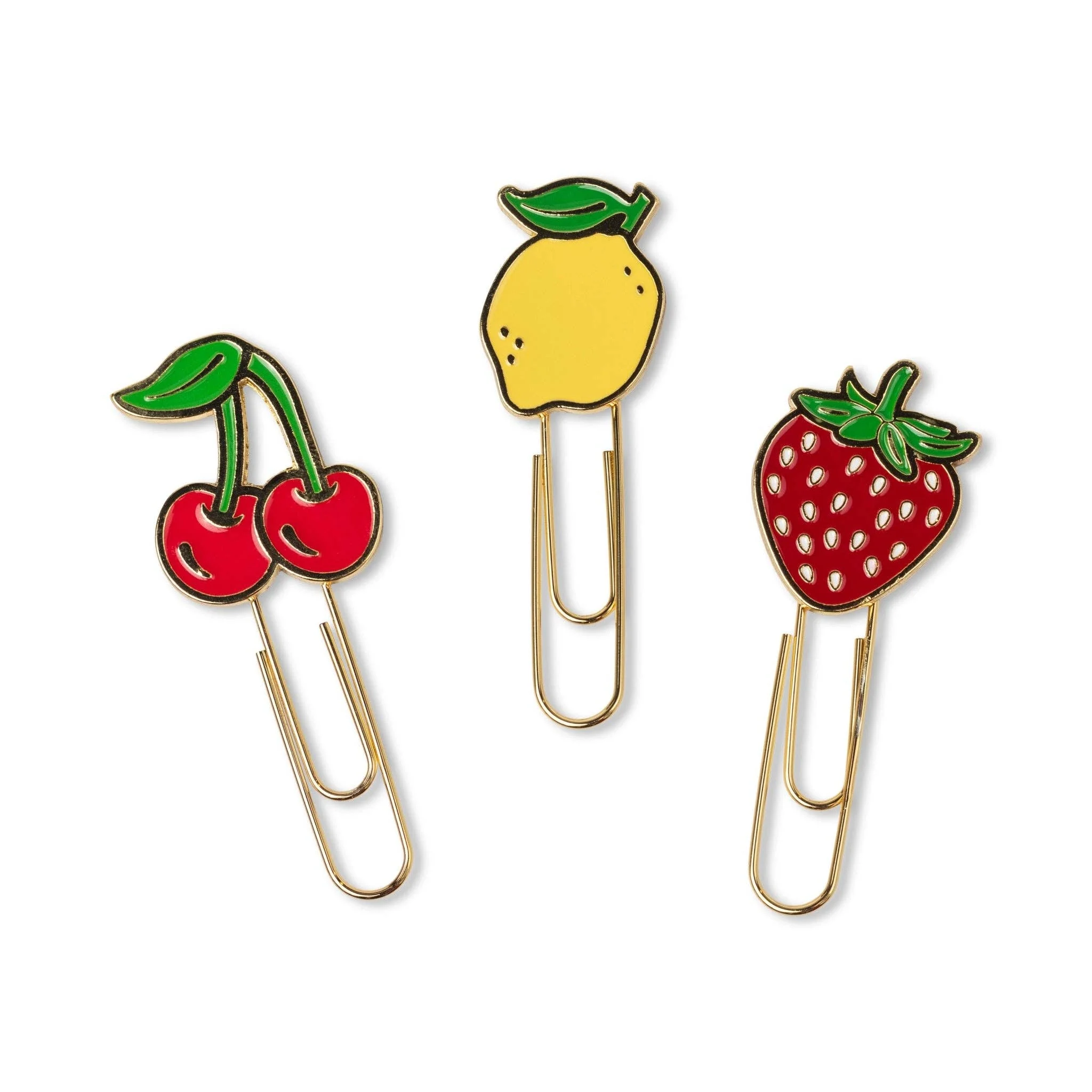 Set of 3 Paperclips - Fruit - Image 2