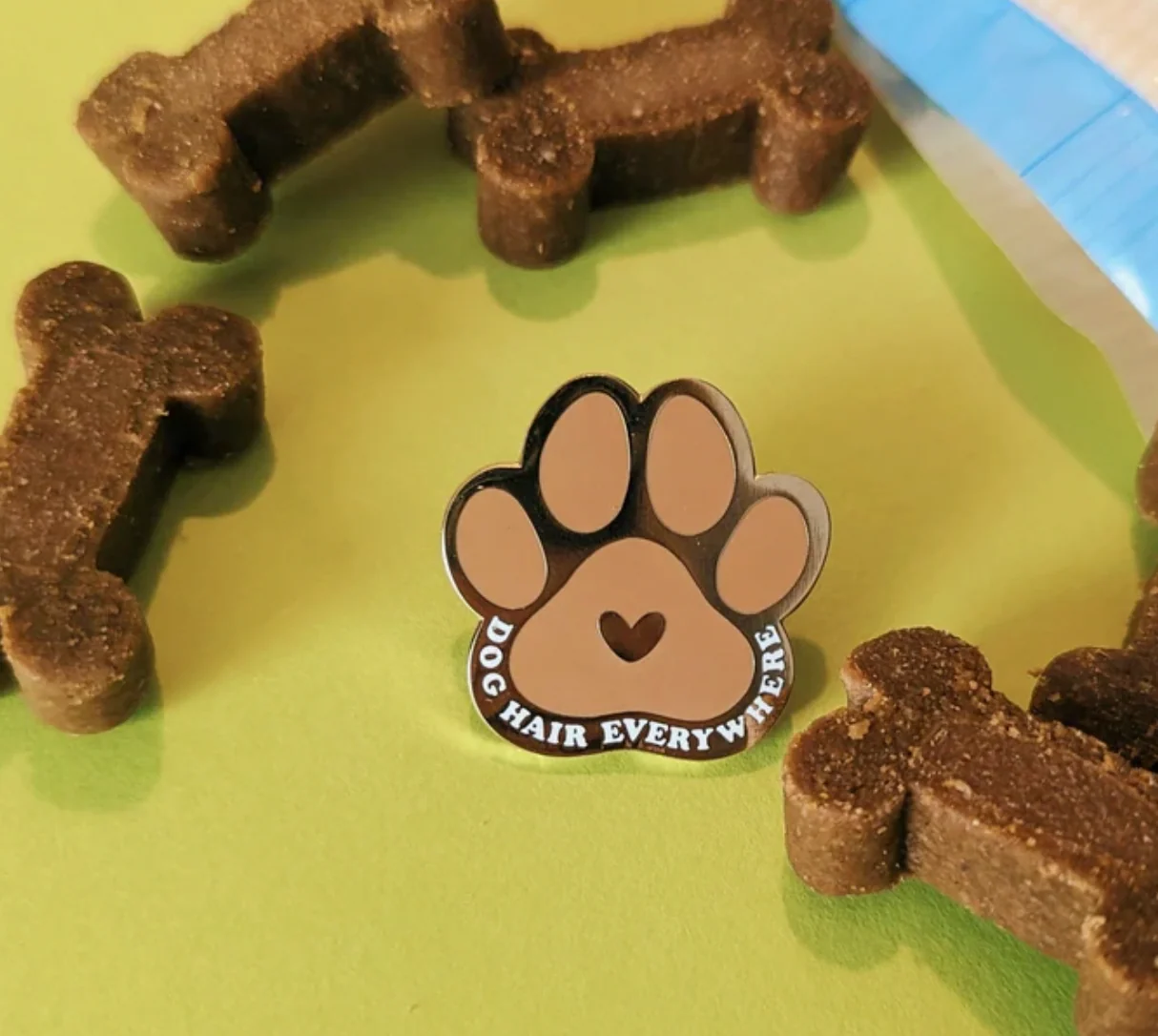 Dog Hair Everywhere Enamel Pin