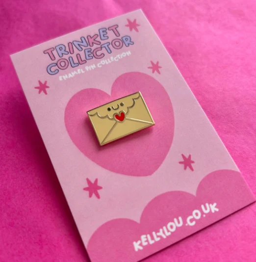 Envelope - Mini Enamel Pin - Image 3