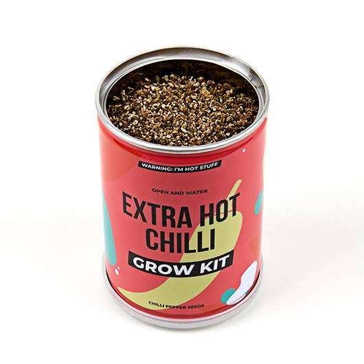 Extra Hot Chilli Peppers Grow Tin - Image 2