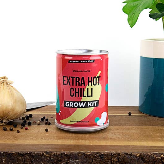 Extra Hot Chilli Peppers Grow Tin - Image 3