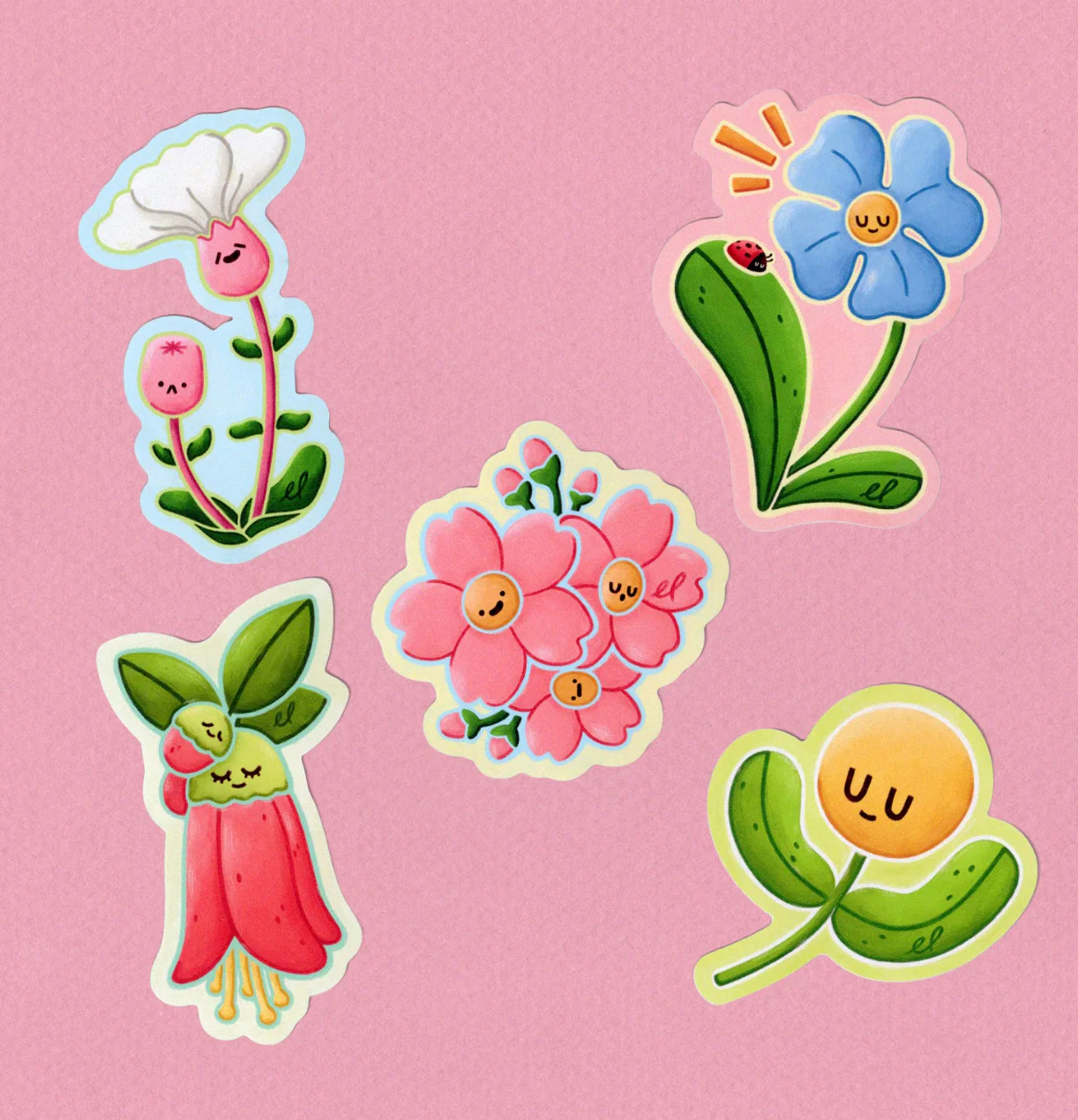 Flower Friends Sticker Pack - Image 2