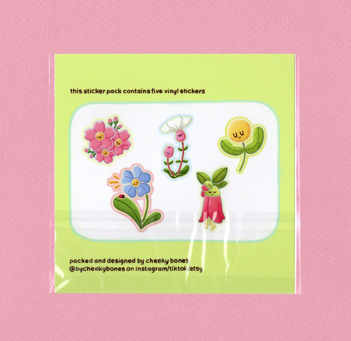 Flower Friends Sticker Pack - Image 3