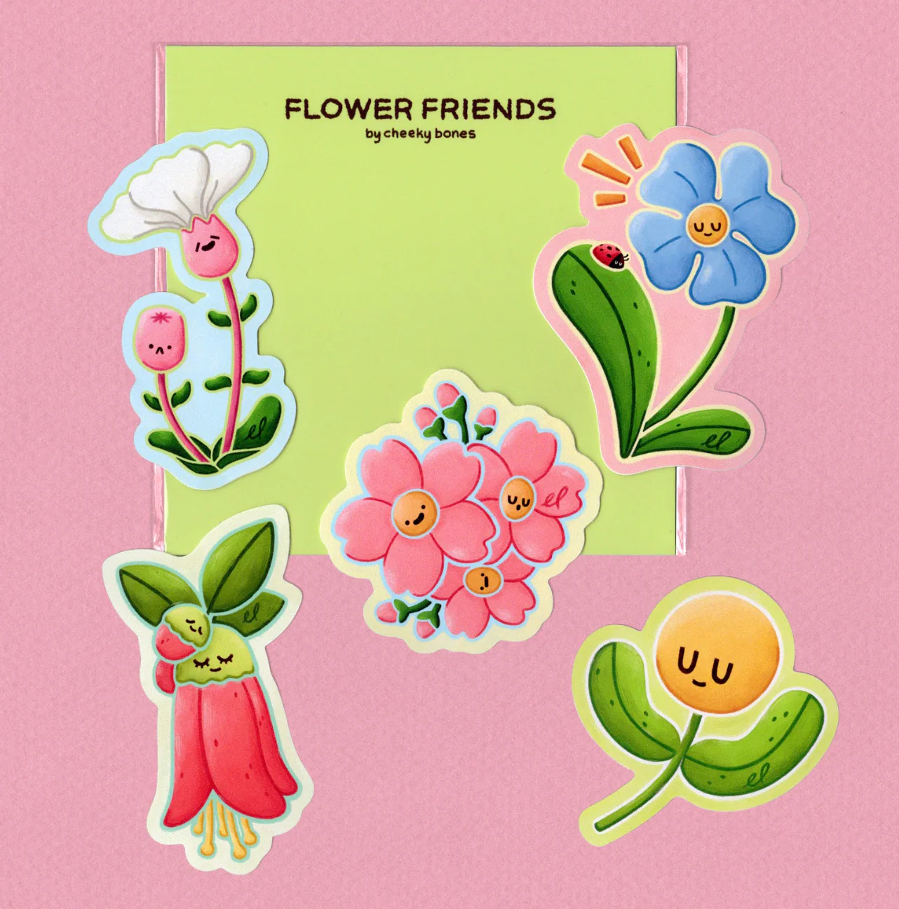 Flower Friends Sticker Pack - Image 4