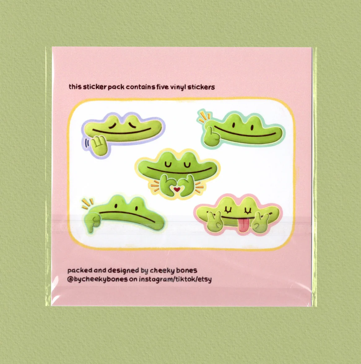Frog Faces Sticker pack - Image 2