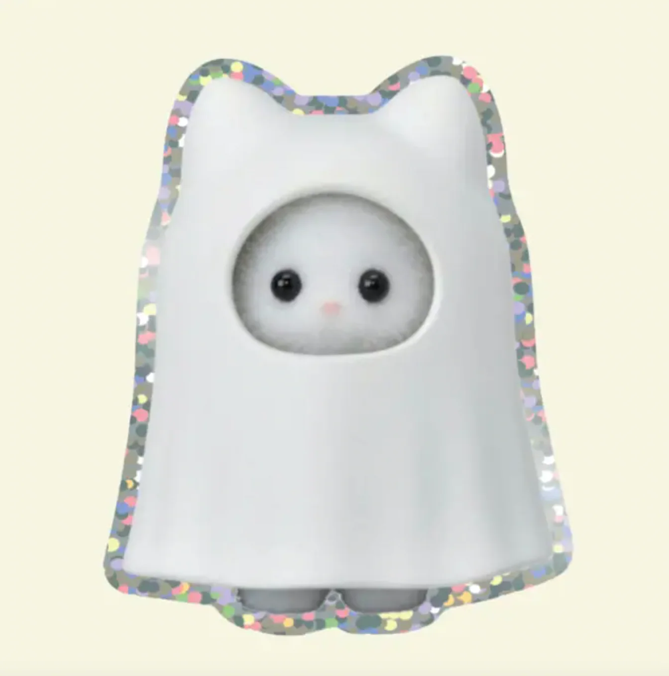 Ghost Glitter Vinyl Sticker