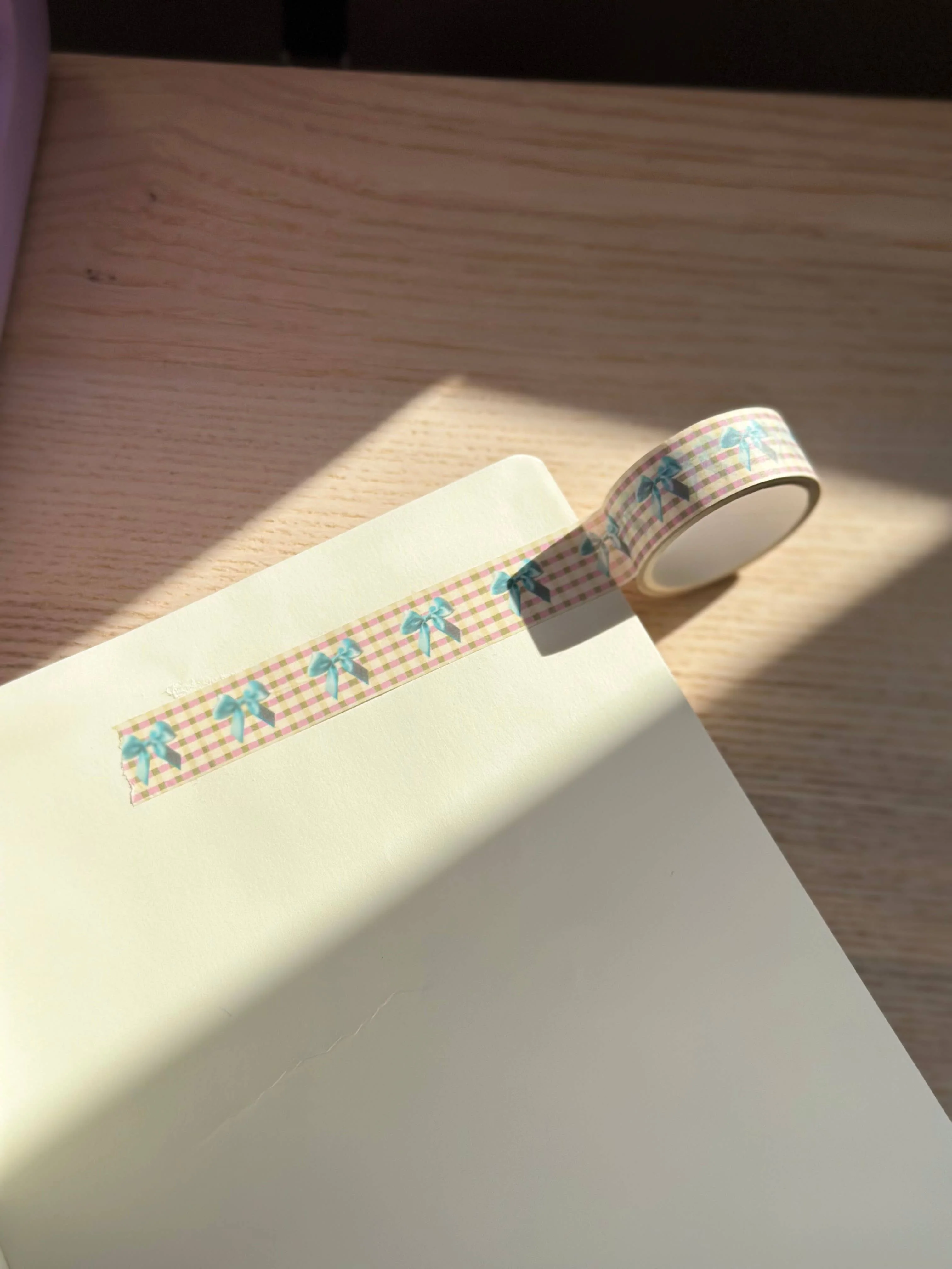 Gingham Bows Washi Tape - Image 2