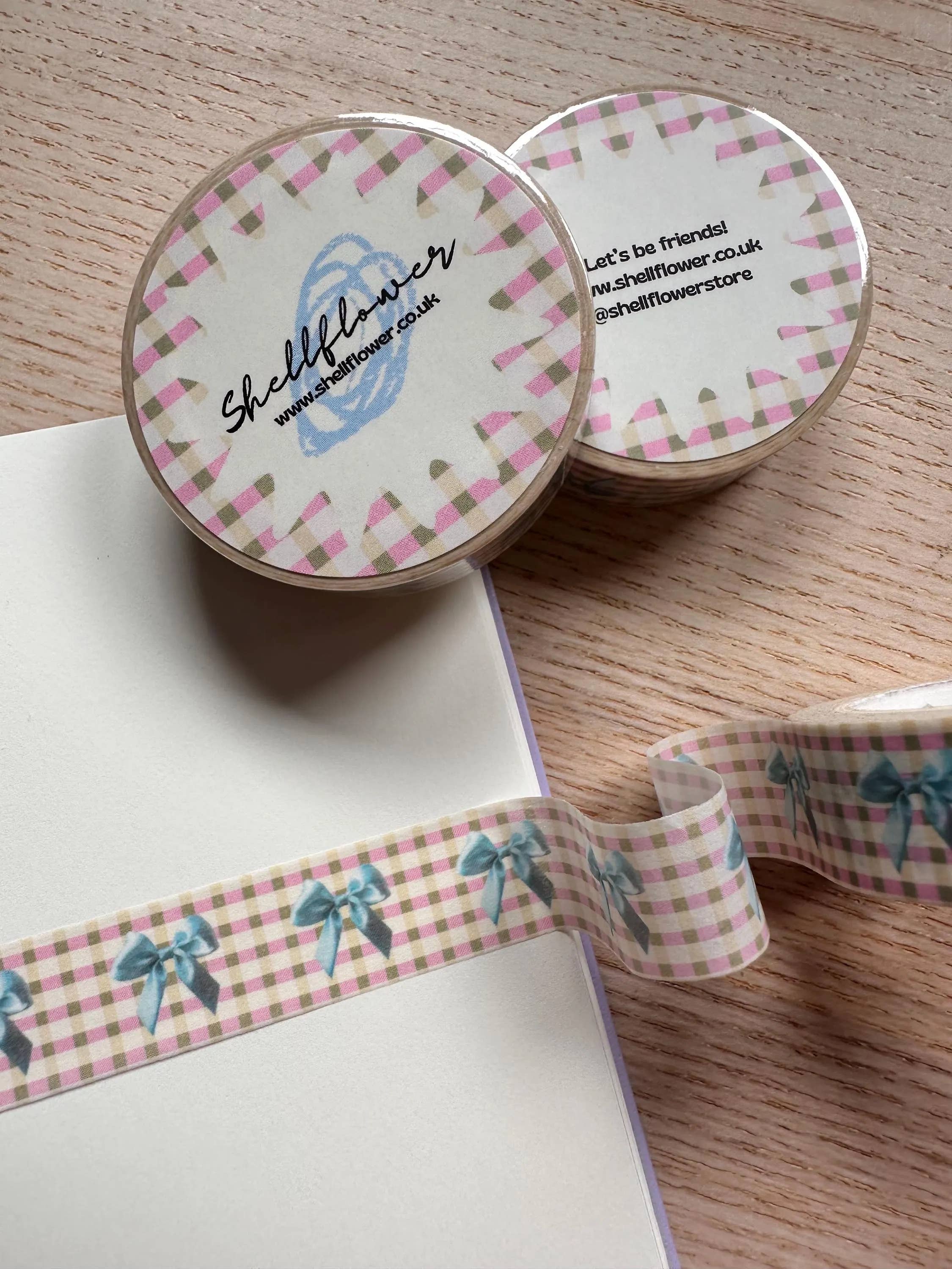 Gingham Bows Washi Tape - Image 3