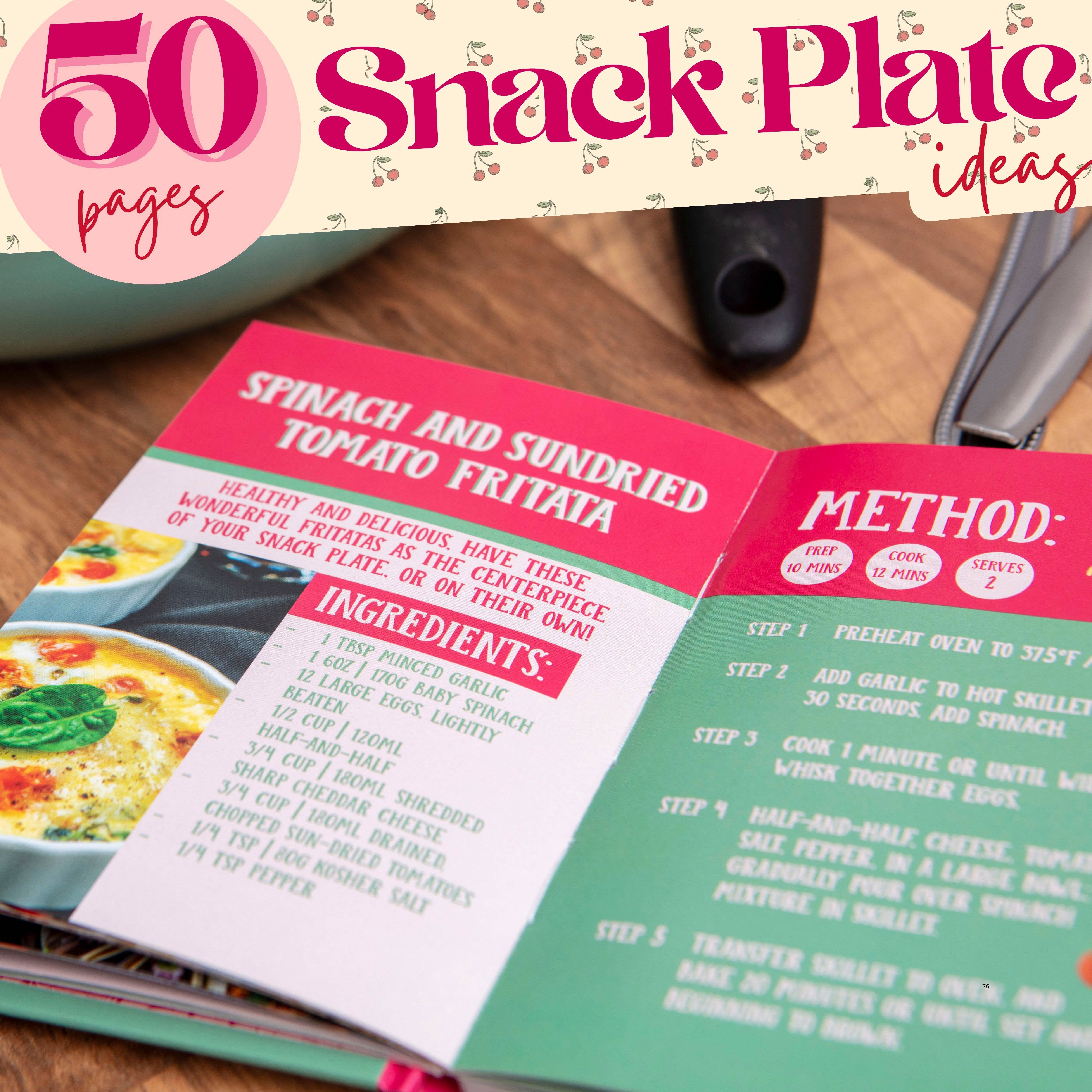 Girl Dinner: 50 Small Snack Plate Ideas Recipe Gift Book - Image 3