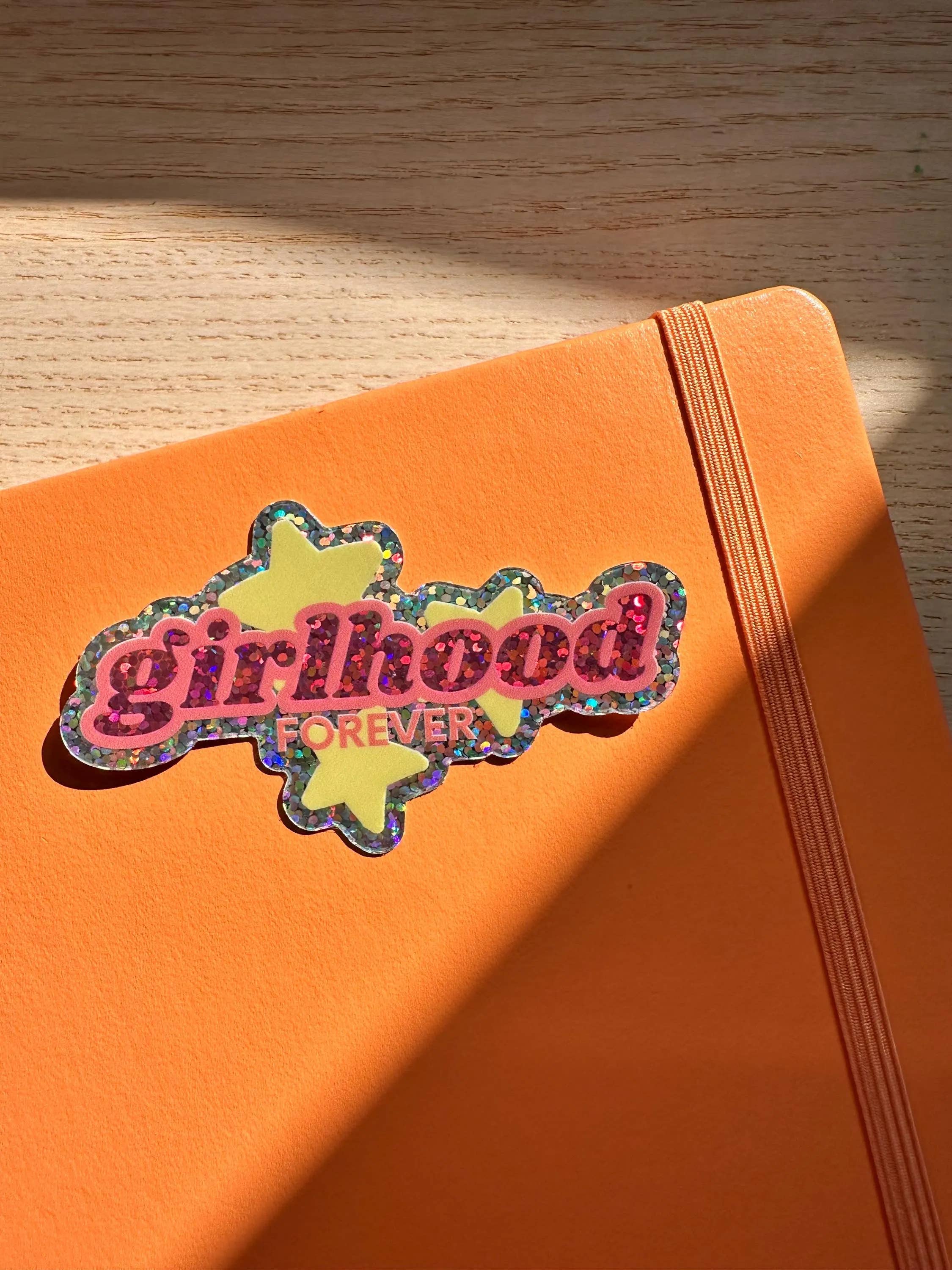 Girlhood Vinyl Glitter Sticker - Image 3