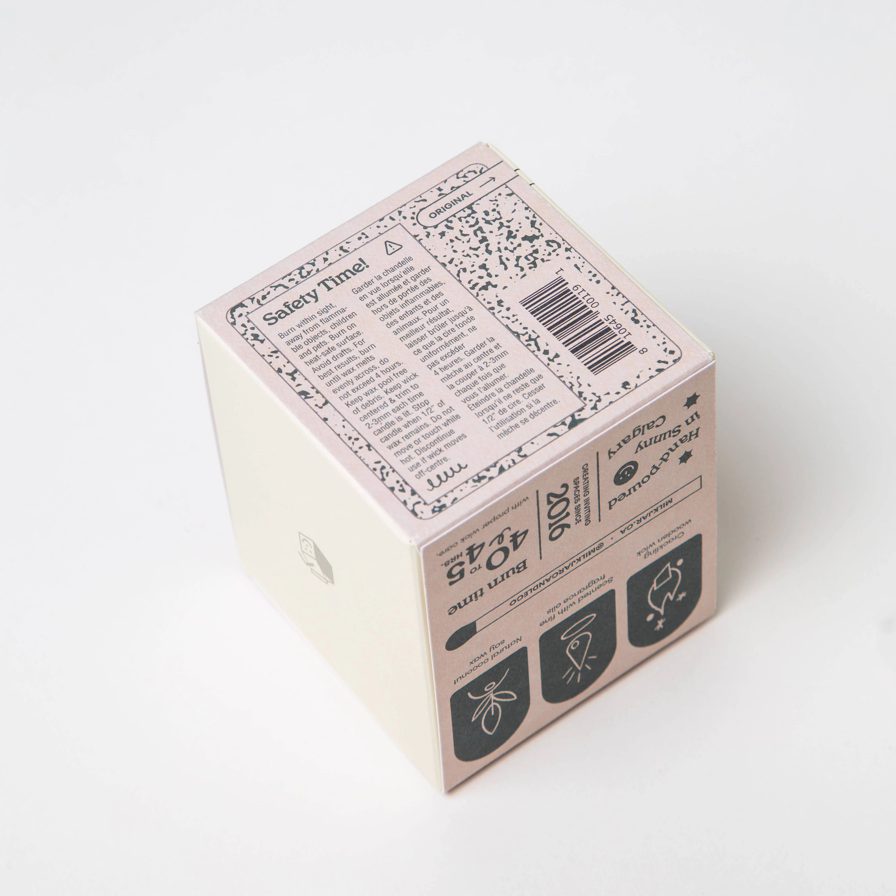 Golden Hour - Cashmere, Cedarwood Coconut Soy 8oz Candle - Image 5