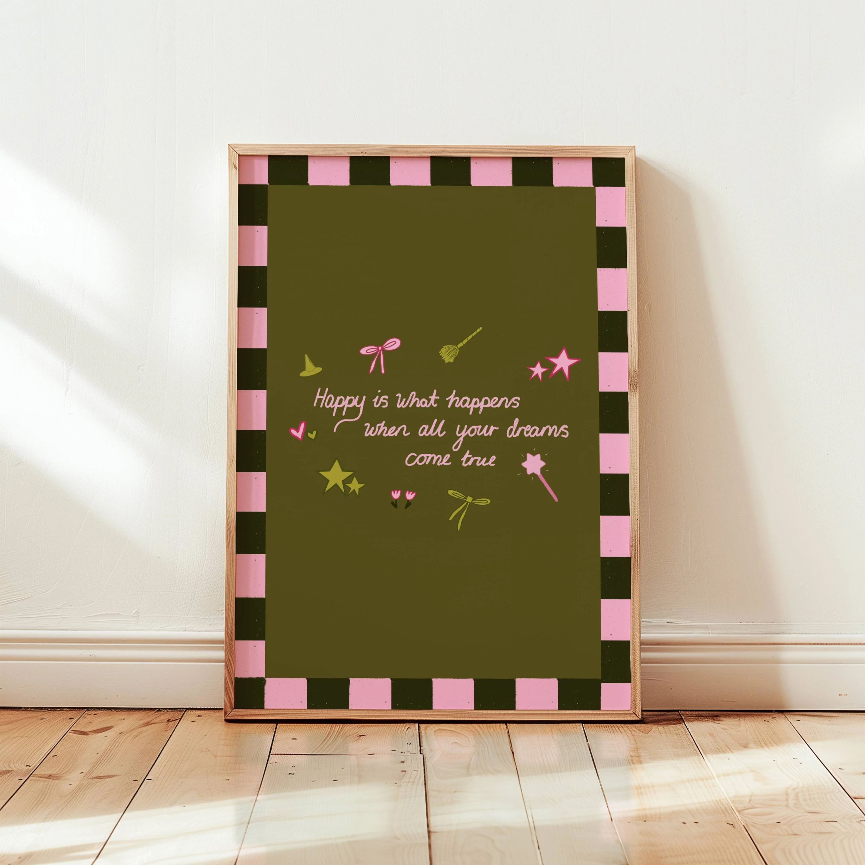 Happy Is What Happens Print (Wicked)