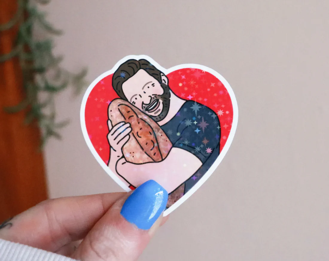 Hugh Loves Bread Sticker