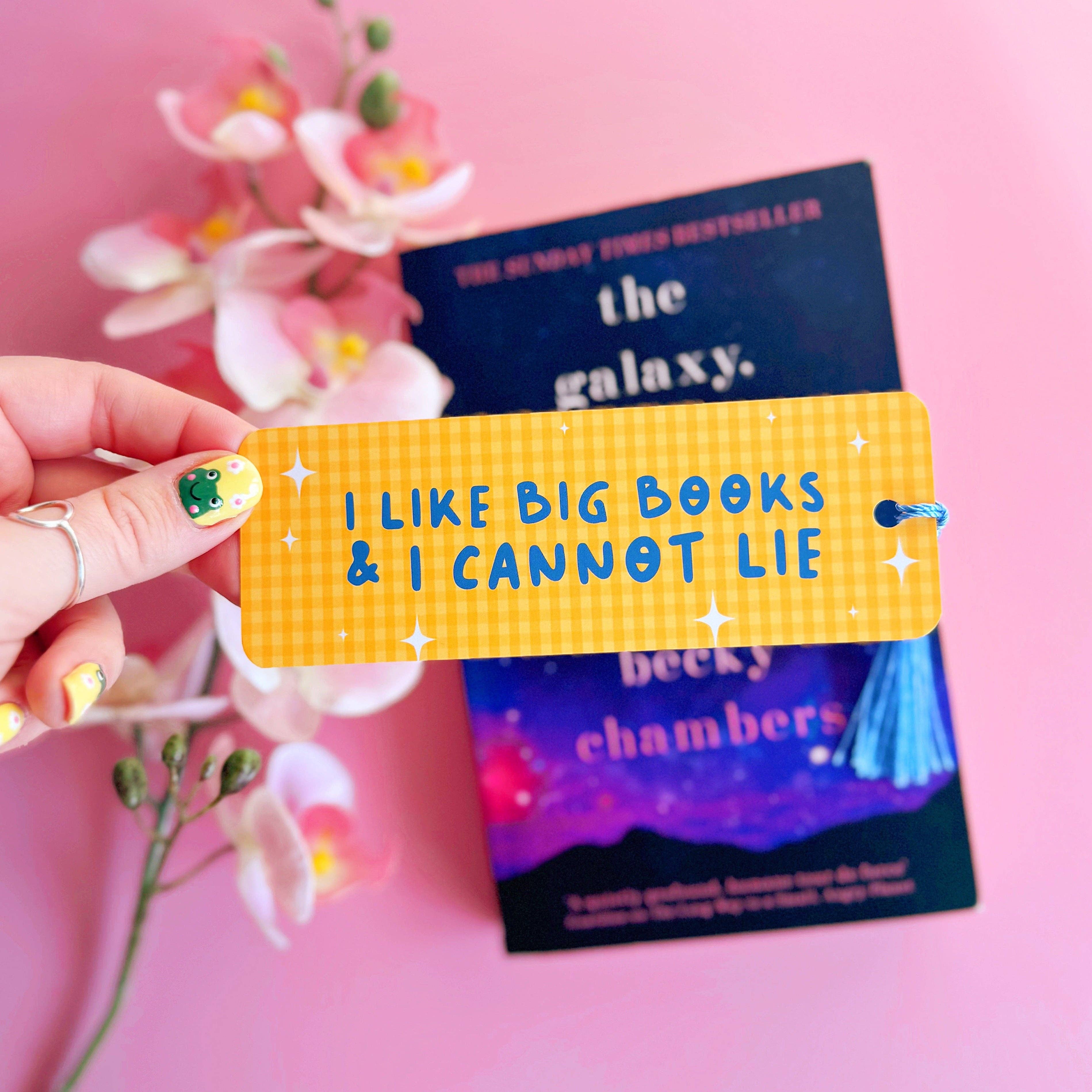 I Like Big Books & I Cannot Lie Bookmark with Tassel - Image 3