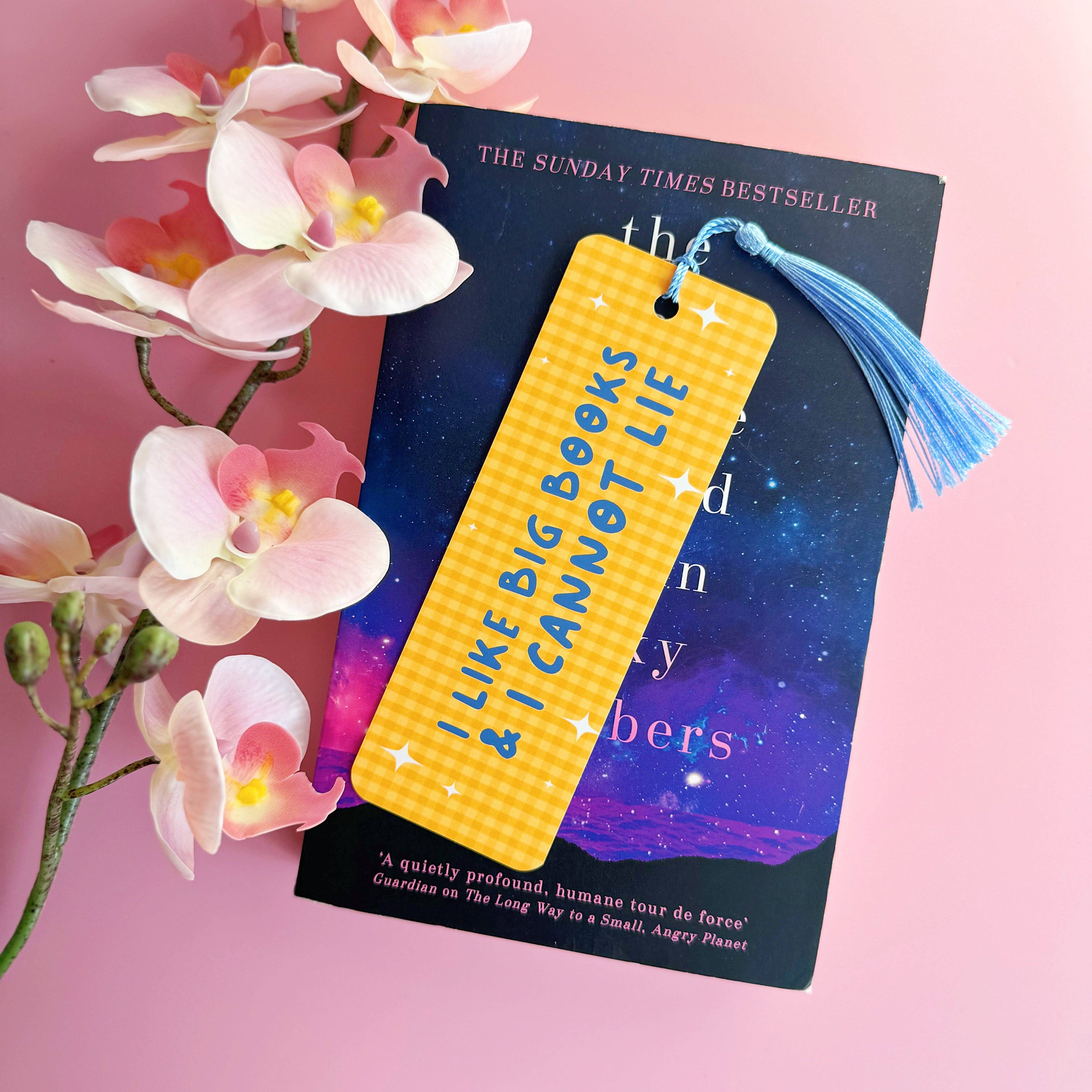 I Like Big Books & I Cannot Lie Bookmark with Tassel - Image 4