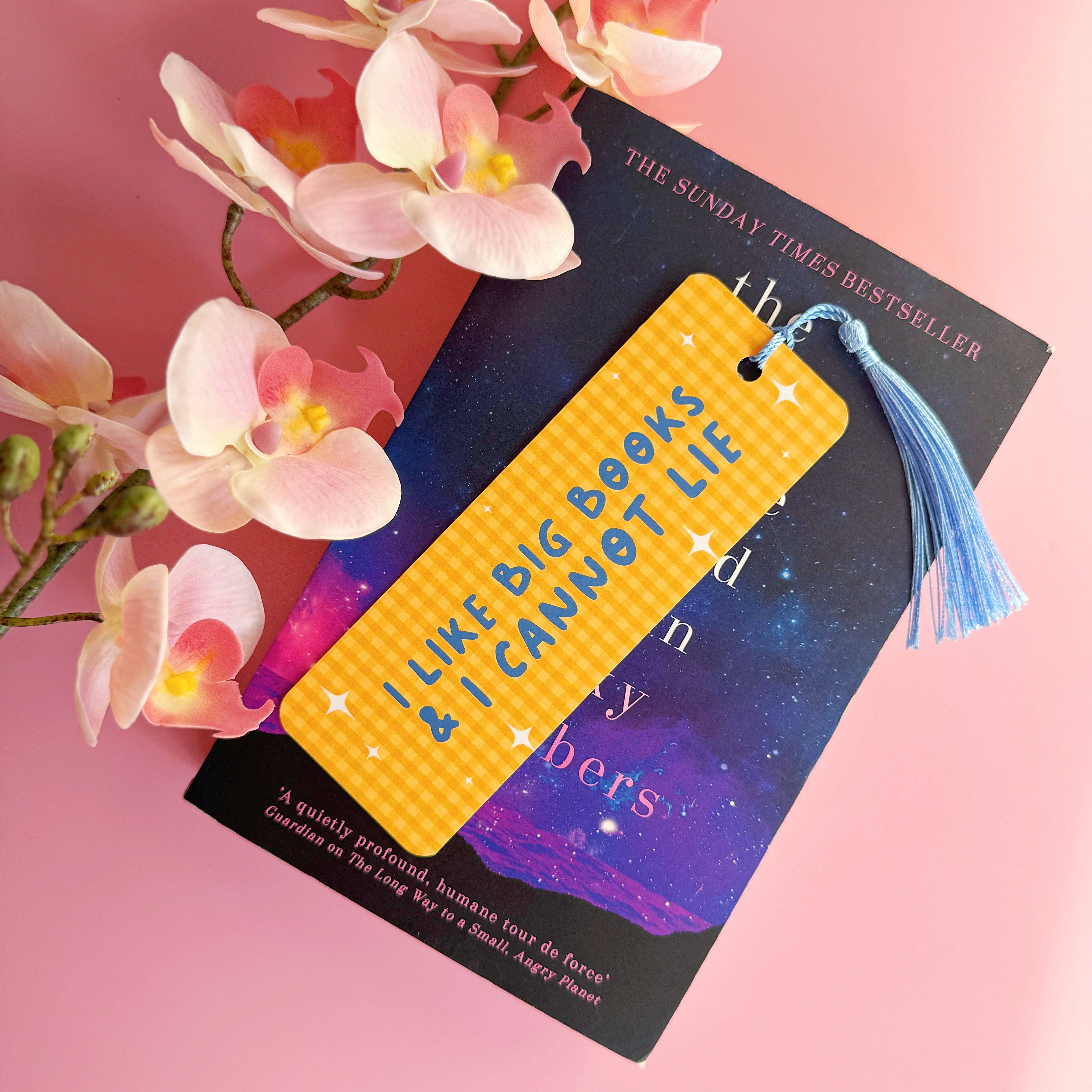 I Like Big Books & I Cannot Lie Bookmark with Tassel - Image 5