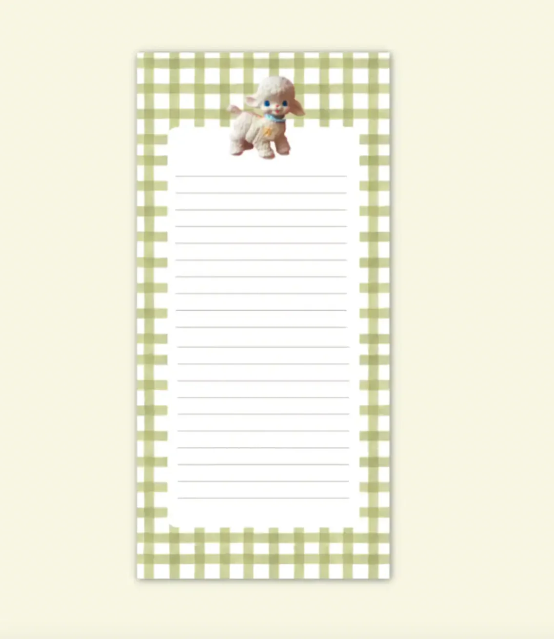 Lamb Memo Pad
