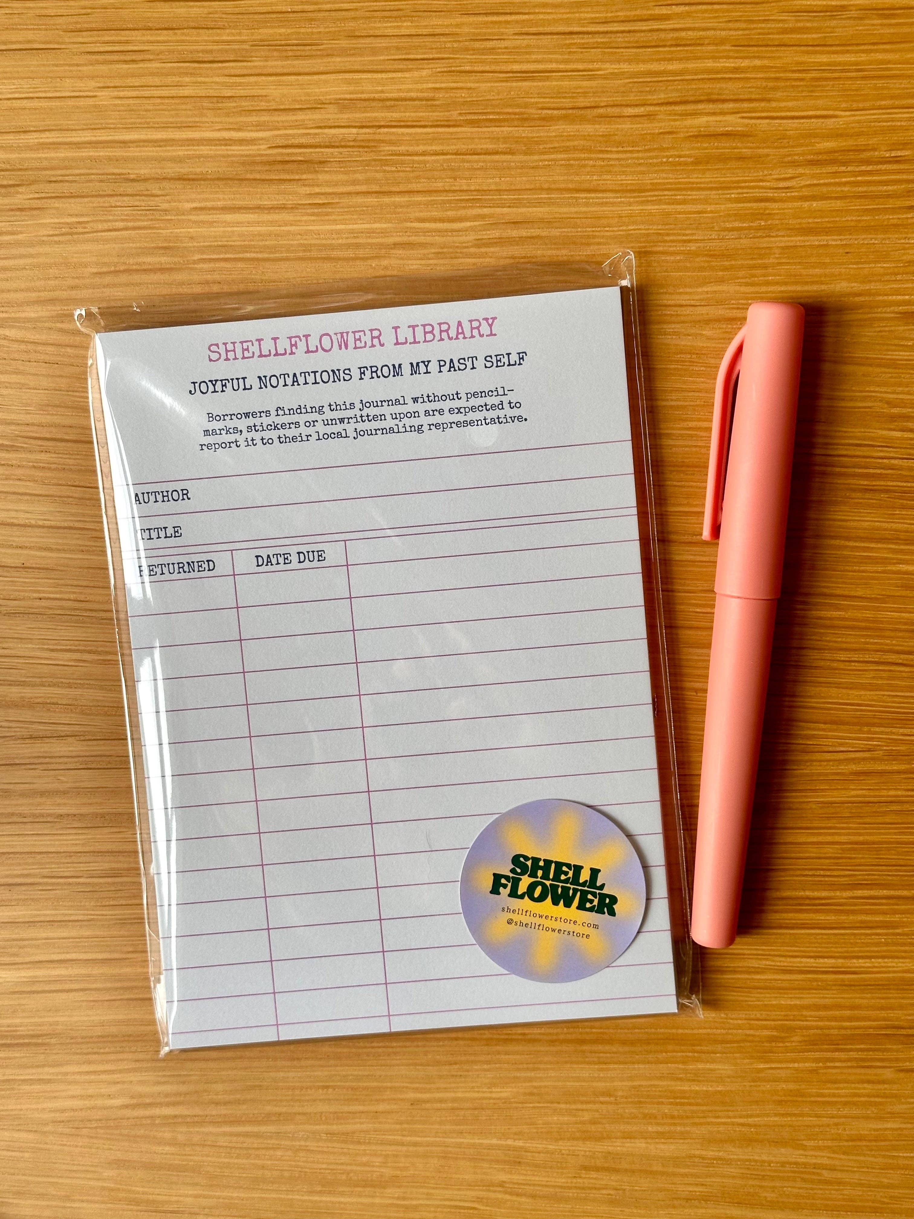 Library Card Note Pad - Image 2