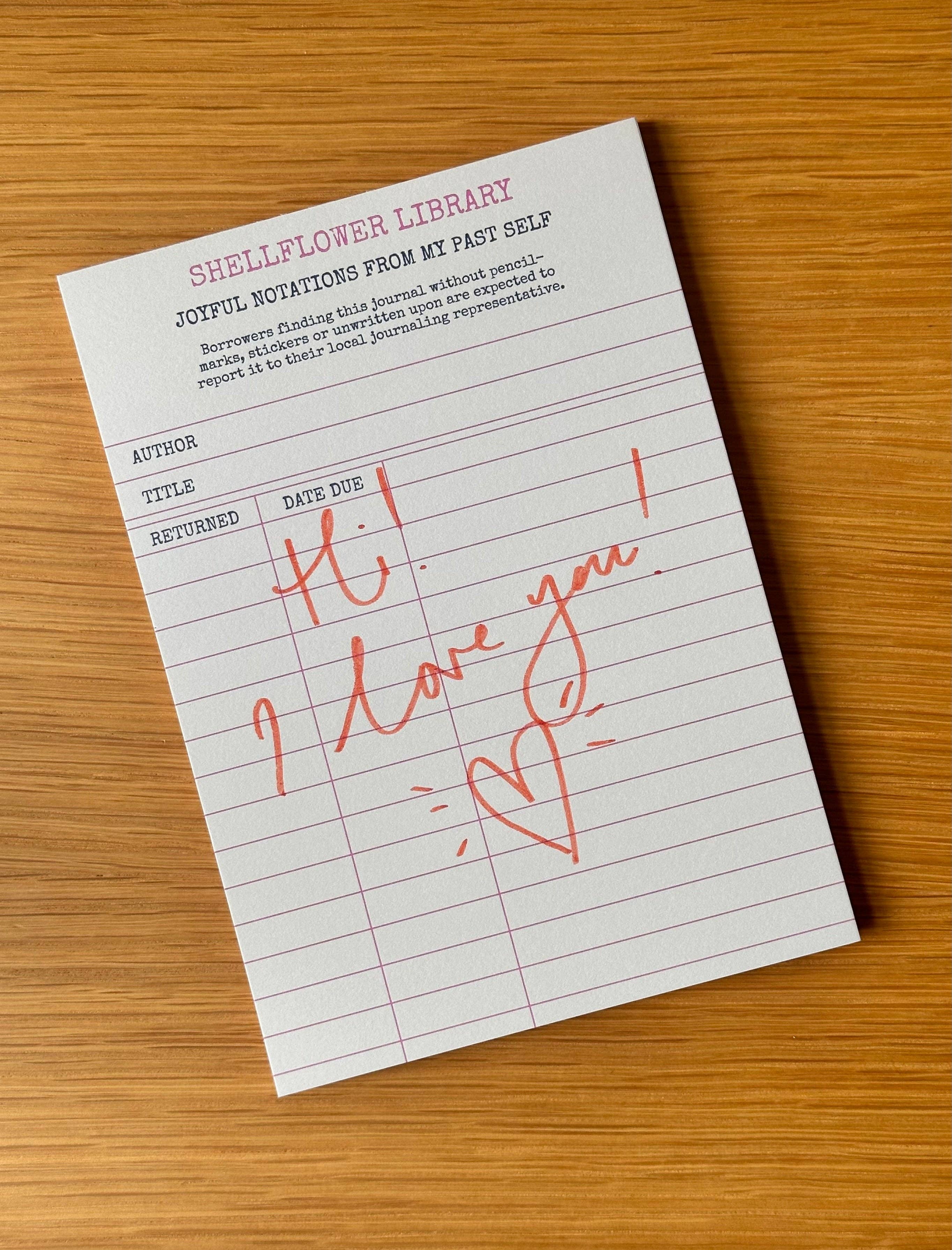 Library Card Note Pad - Image 3