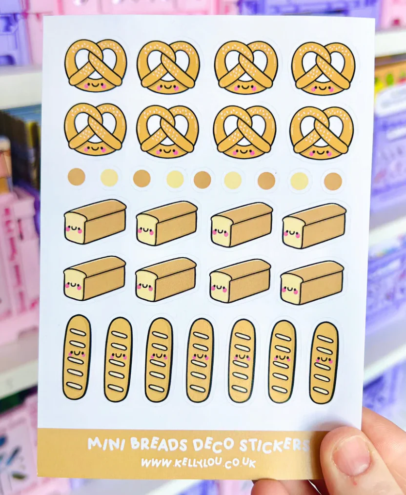 Mini Breads - Deco Sticker Sheet