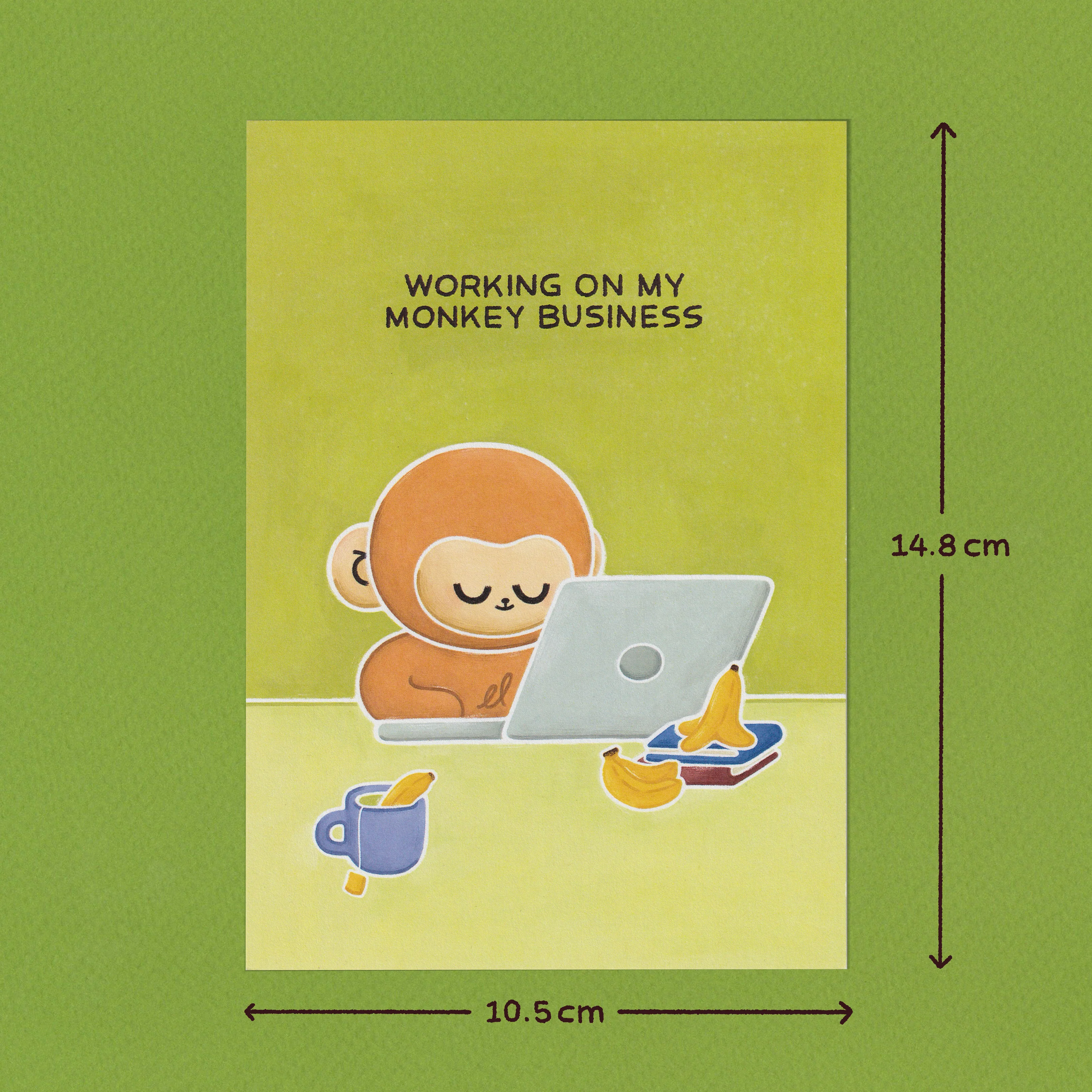 Monkey Business Postcard - Image 2